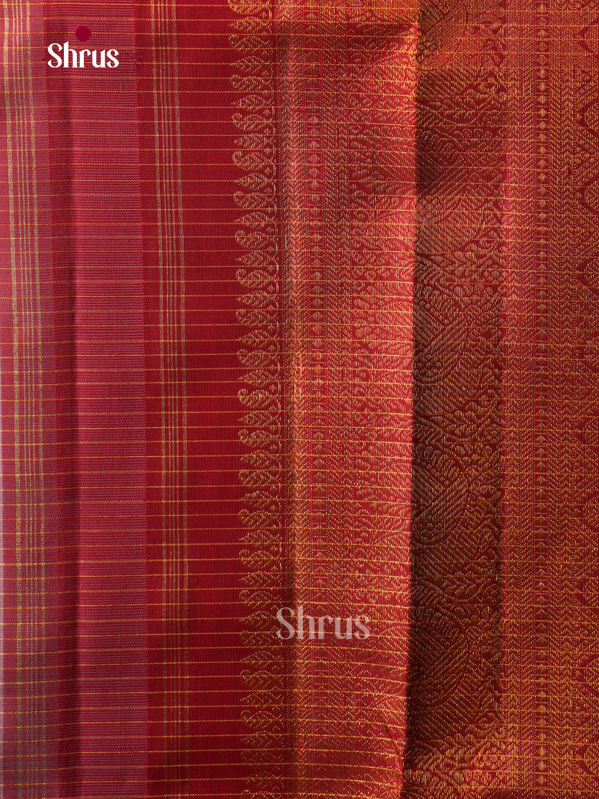 Elegant Onion Pink Pattu Saree With Delicate Checks | Red Rettapet Zari Border & Brocade Pallu