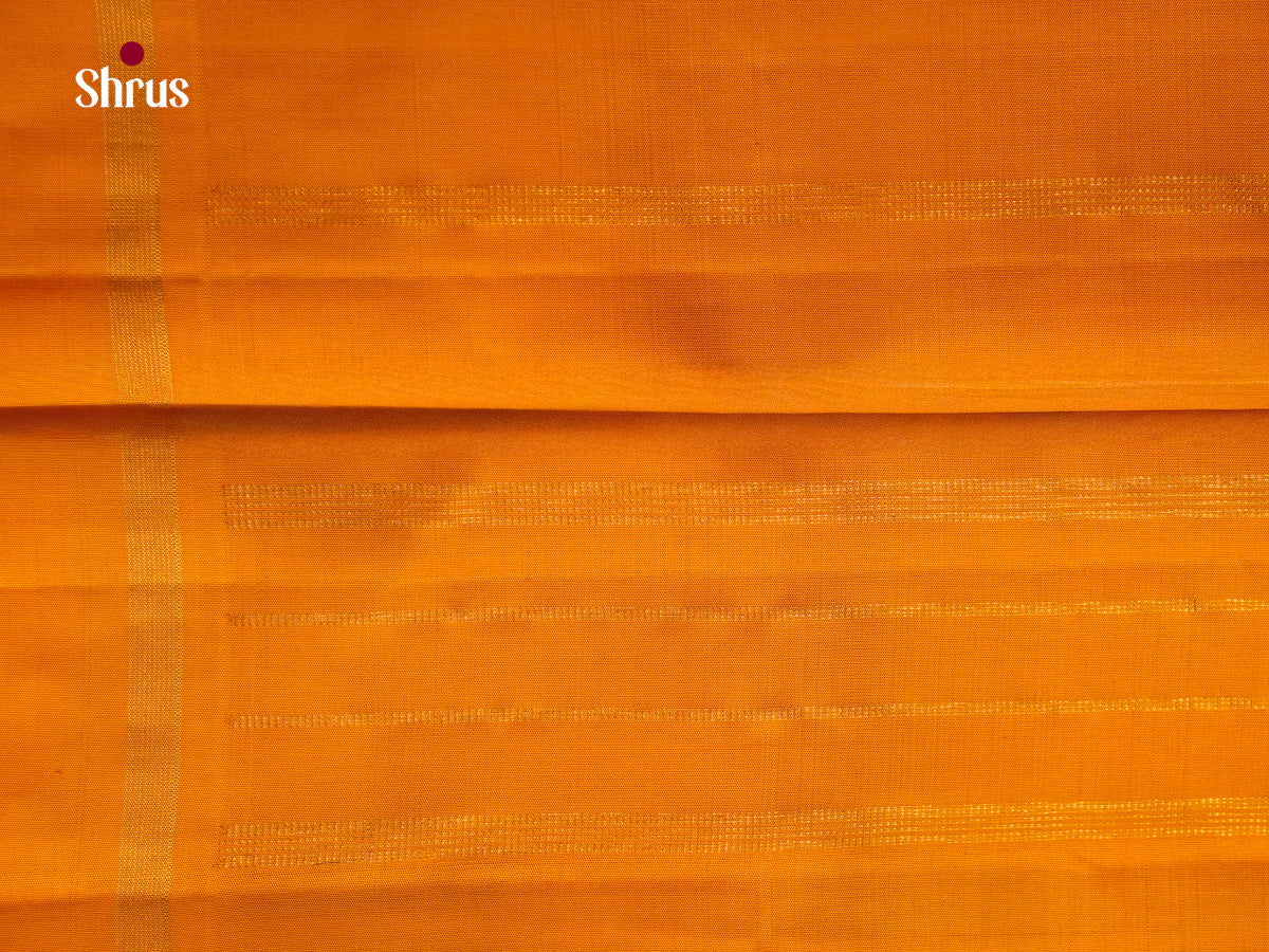 Elegant Pattu Saree With Paalum Pazhamum Checks | Yellow Temple Zari Border & Pallu