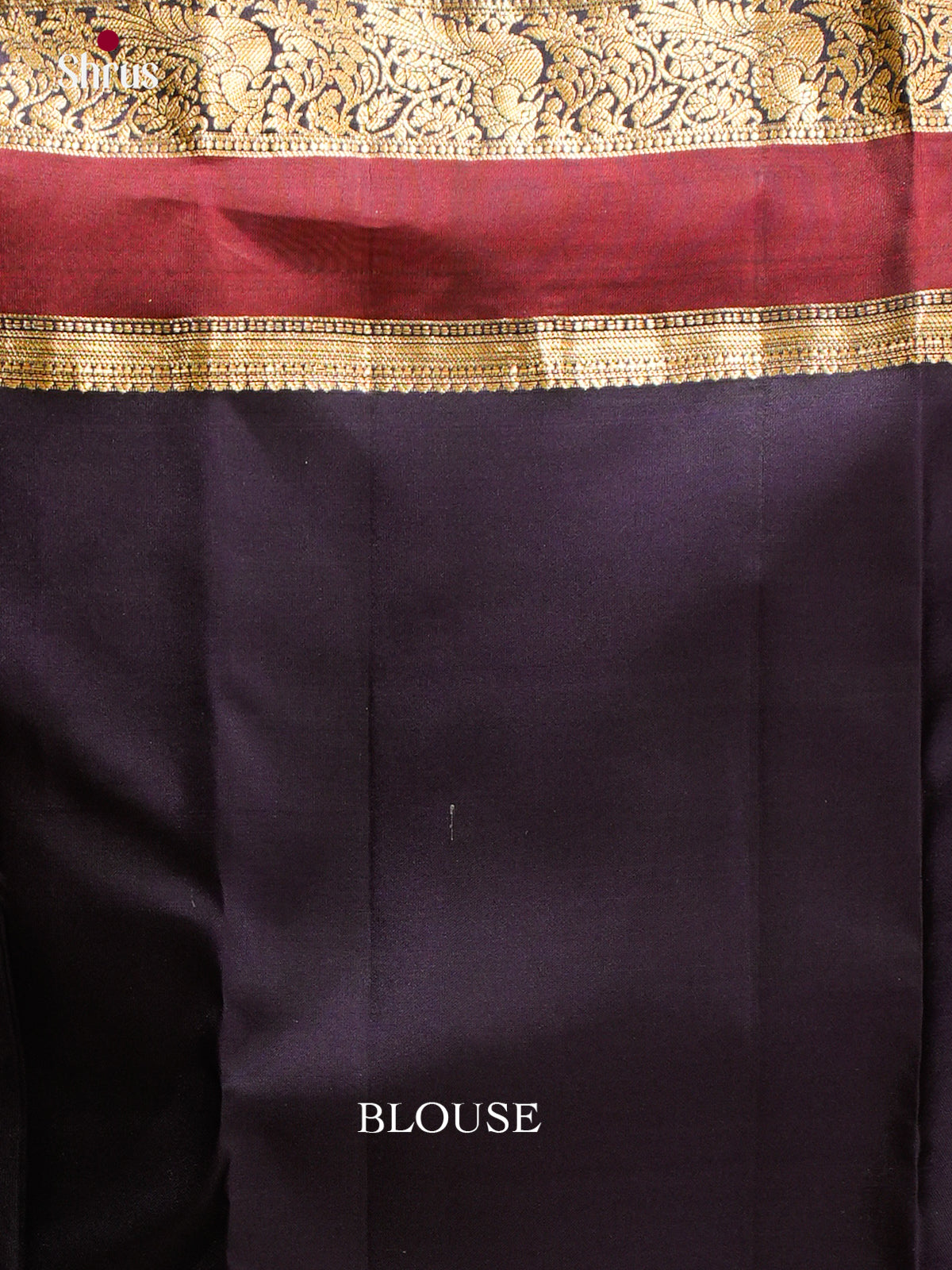 Chic Emerald Green HalfPure Kanchipuram Silk Sarees With Gold Buttas & Dark Violet Brocade Pallu