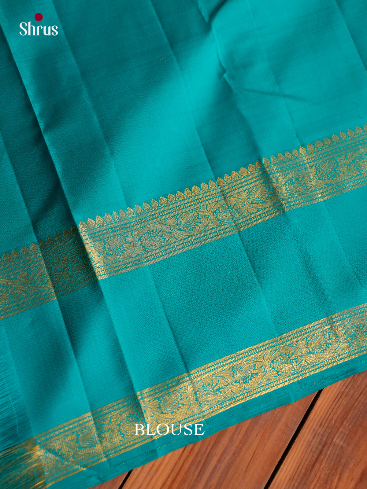 Exquisite Dark Blue Pattu Saree With Wavy Zari Stripes | Turquoise Rettapet Zari Border