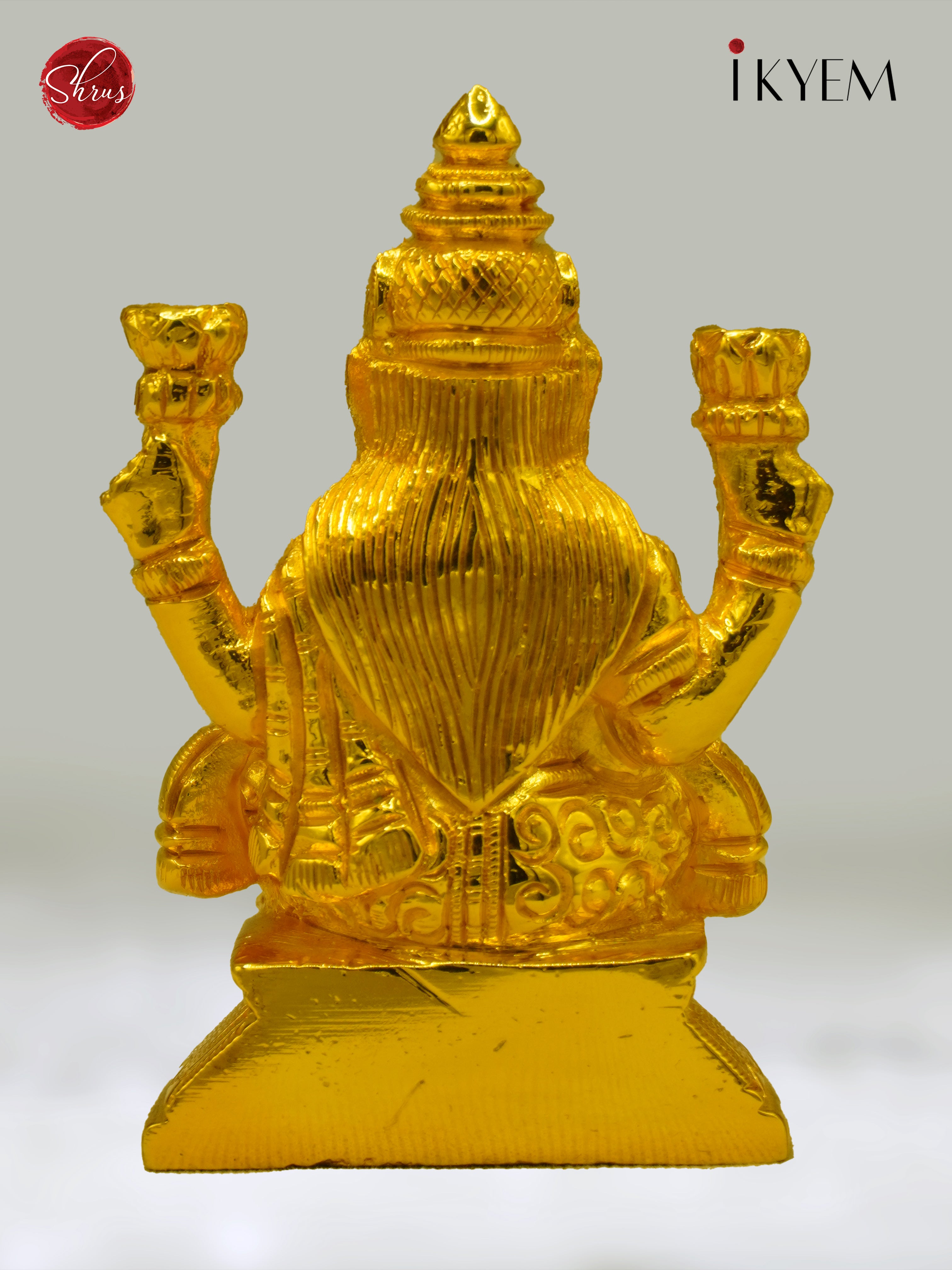 24 KT Gold Coated Goddess Lakshmi - Shop on ShrusEternity.com