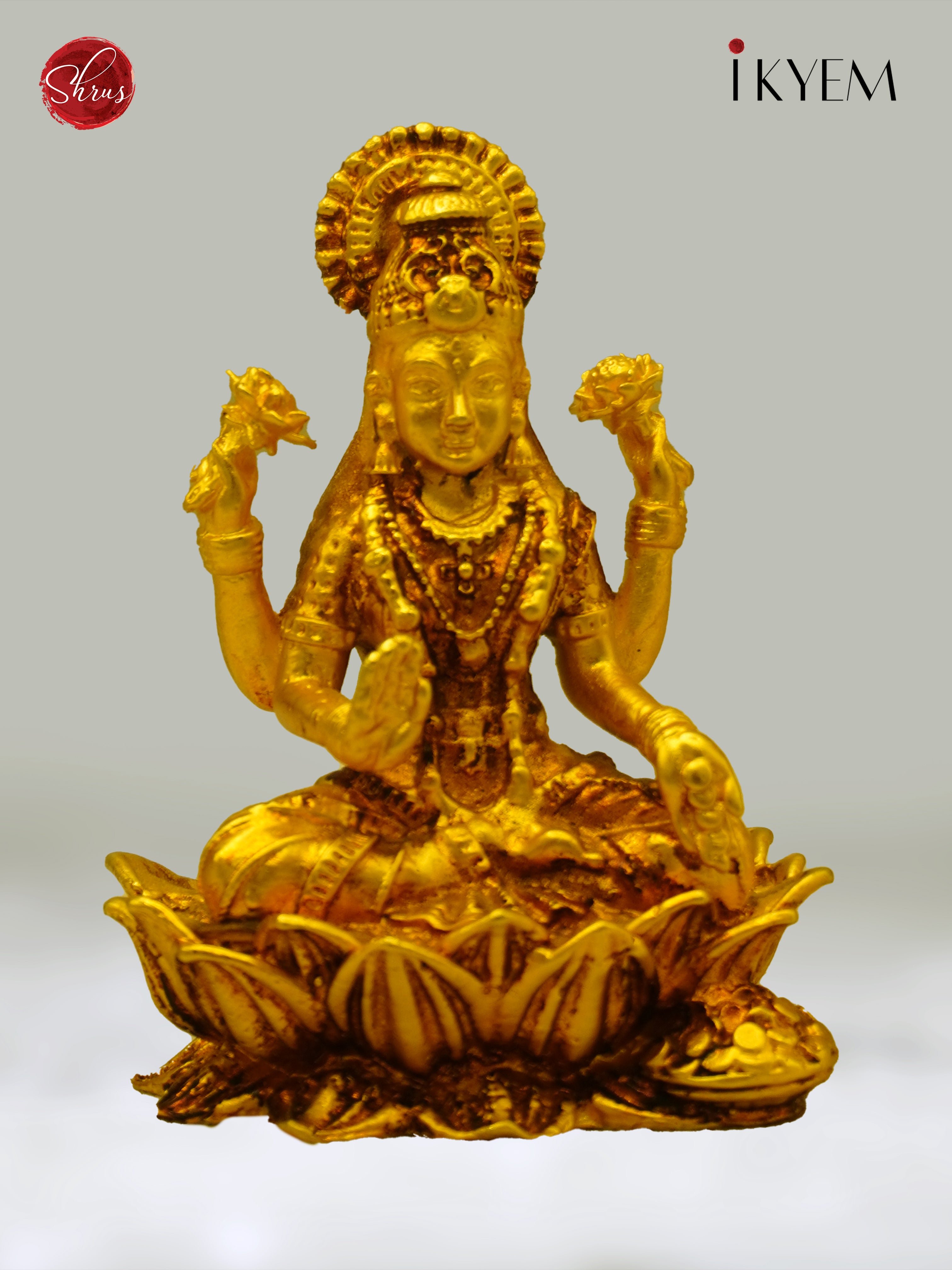 2.7" Lotus Lakshmi Cardashboard - Shop on ShrusEternity.com