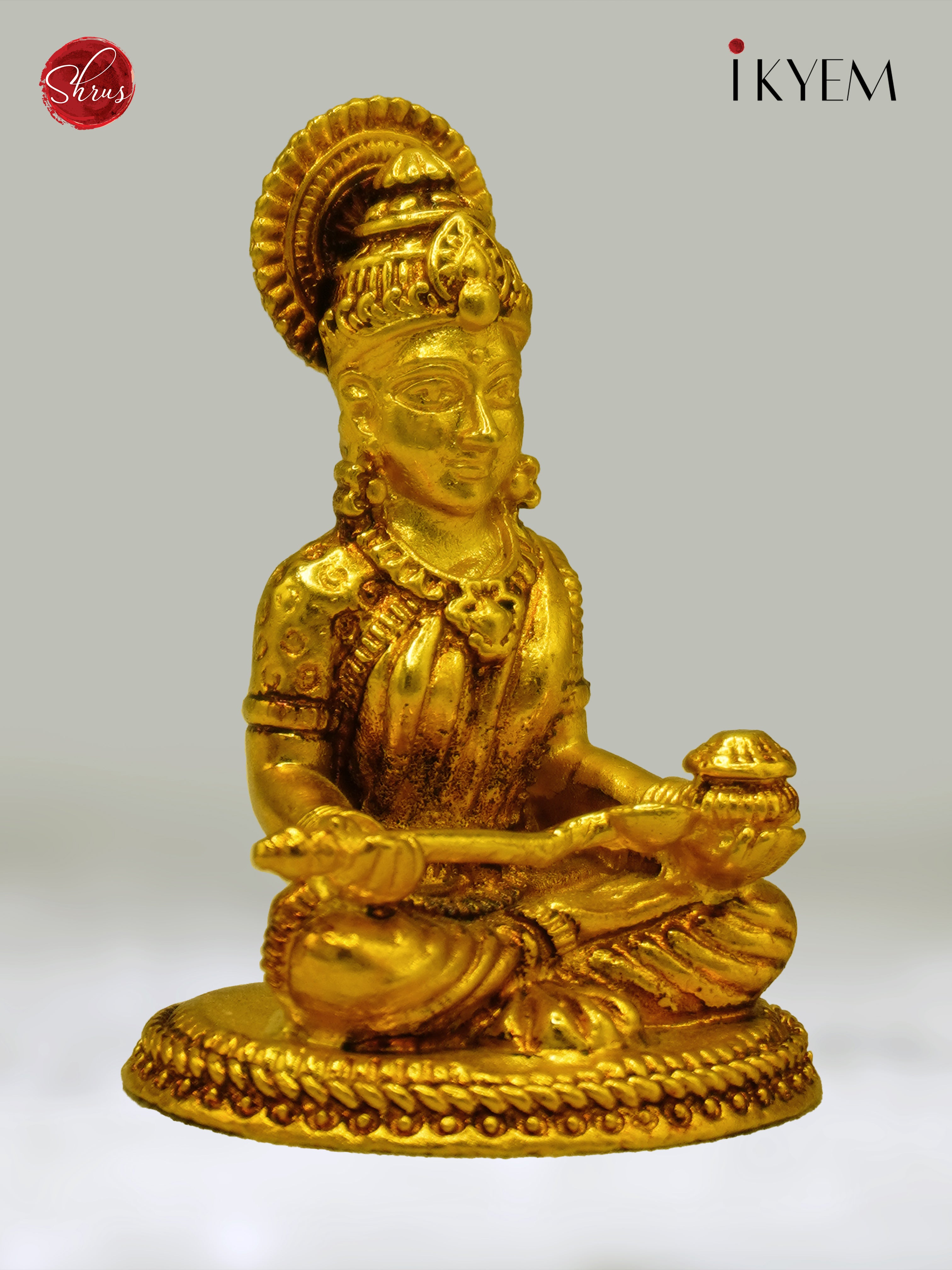 2.3" Annapurni 24 KT Gold plated - Shop on ShrusEternity.com