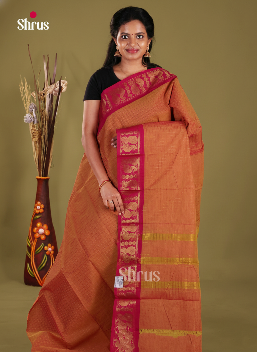 CKS23007  - Chettinad Cotton Saree - Shop on Shrus.com