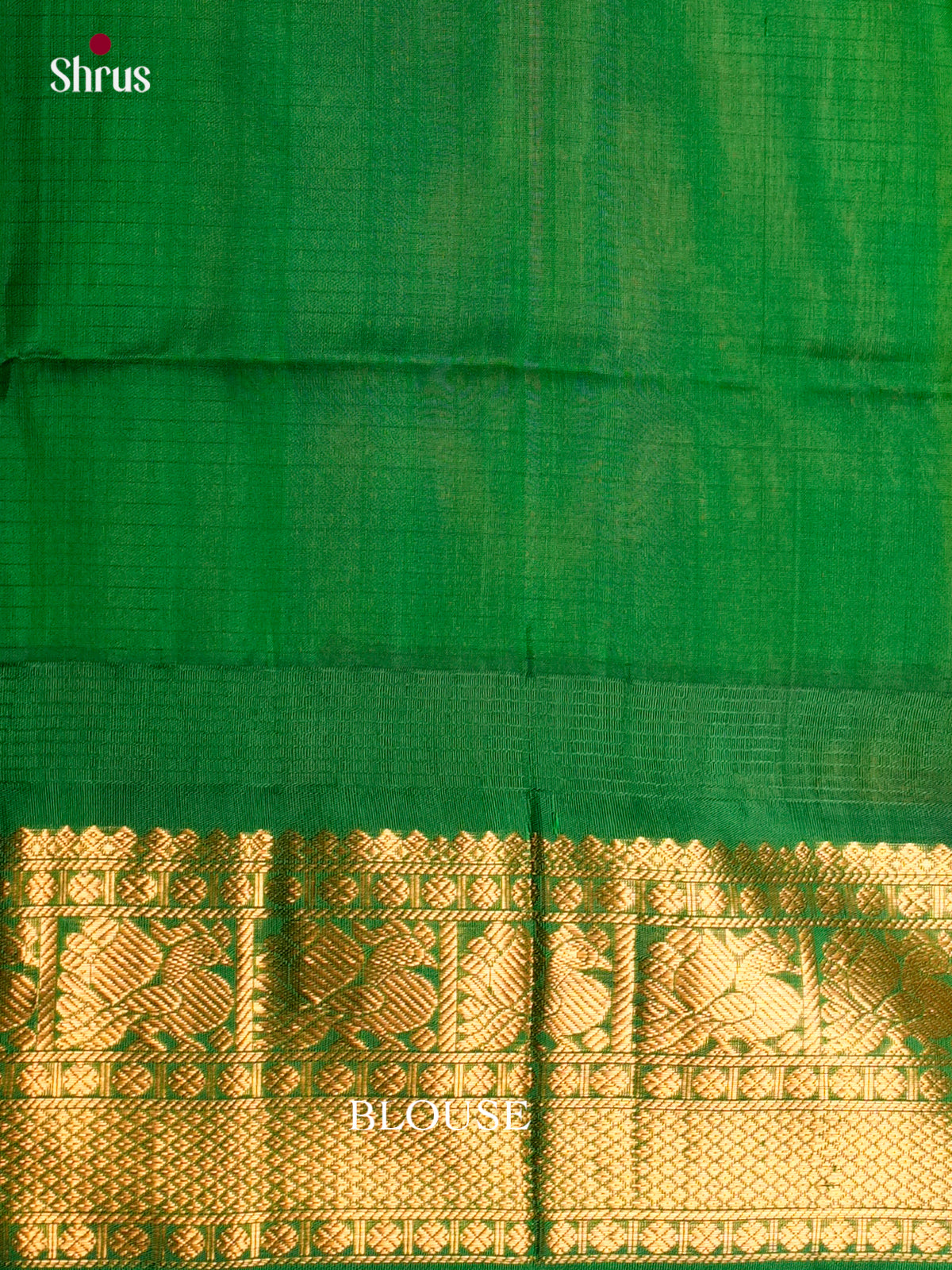 Buy Luminous Golden Yellow Soft Silk Sarees with Micro checks,  Green Temple Border & Brocade Pallu