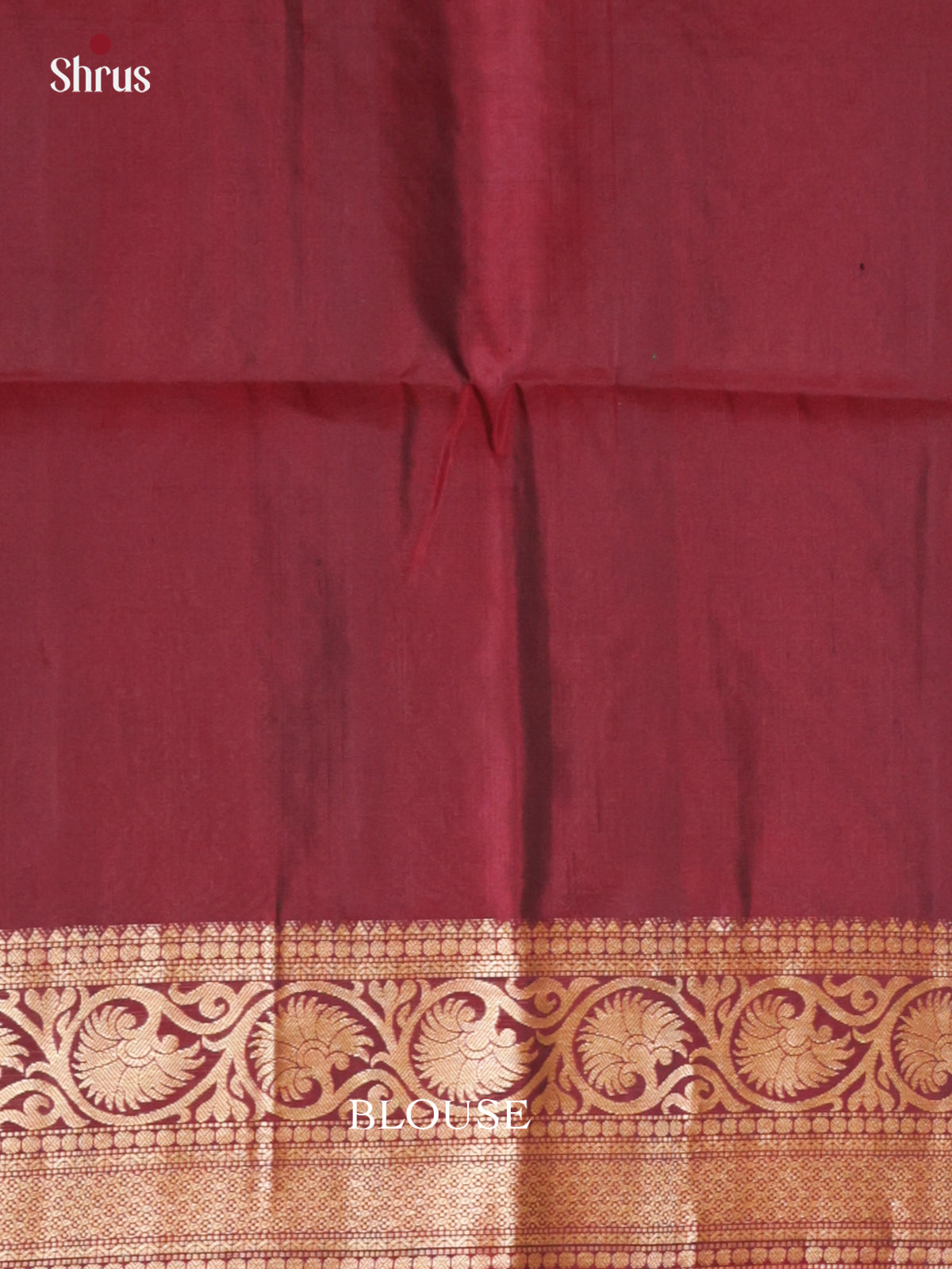 Buy Majestic Green Kanchipuram Sarees with Gold Buttis, Maroon Zari Border & Brocade Pallu