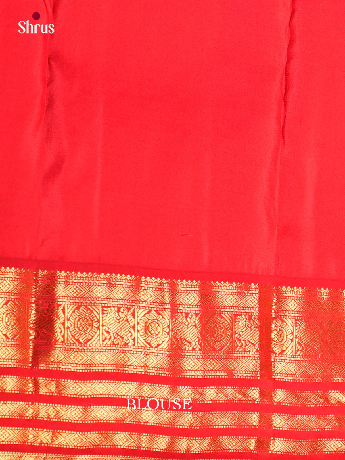 Buy Serene Green Kanjivaram Saree with Gold Buttas, Orange Striped Border & Brocade Pallu