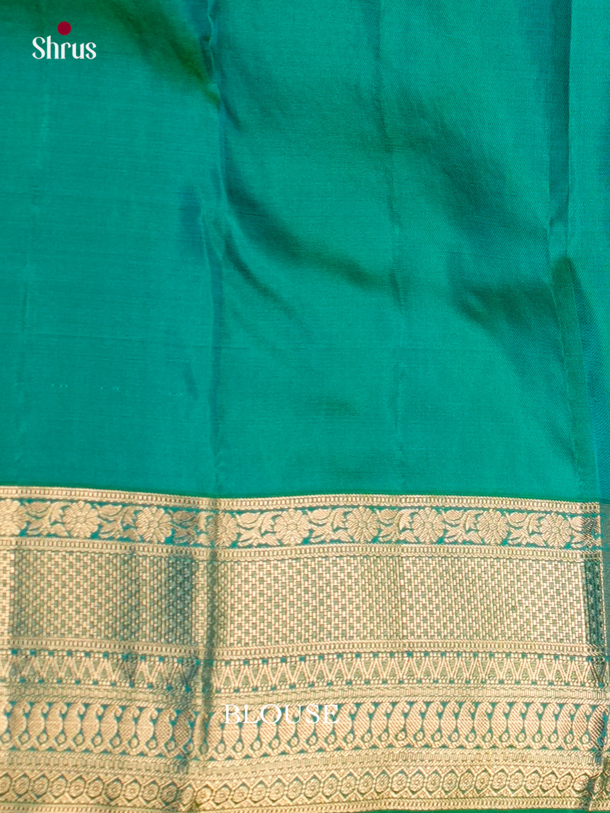 Buy Regal Green Kanjivaram Saree with Intricate Golden Buttas, Zari Border & Brocade Pallu
