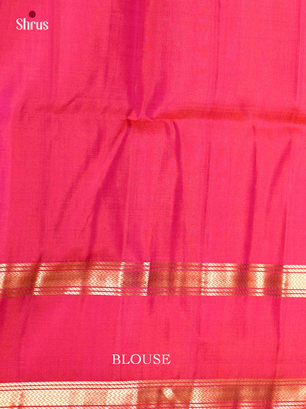 Buy Serene Green Silk Saree with Golden Buttas & Orangish Pink Rettaipet Zari Border