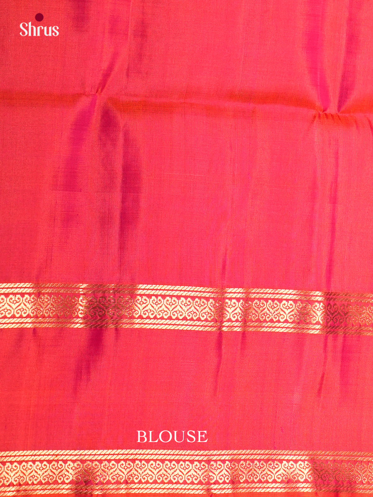 Buy Regal Green Silk Saree with Zari Buttas, Orangish Pink Rettaipet Border & Brocade Pallu