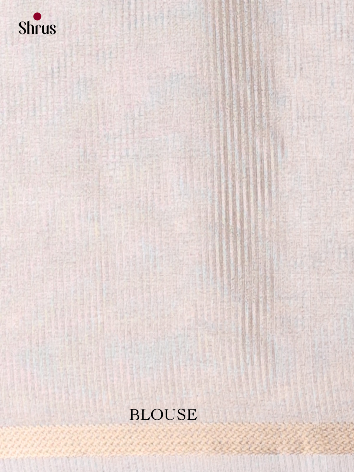 Cream - Semi Tussar Saree