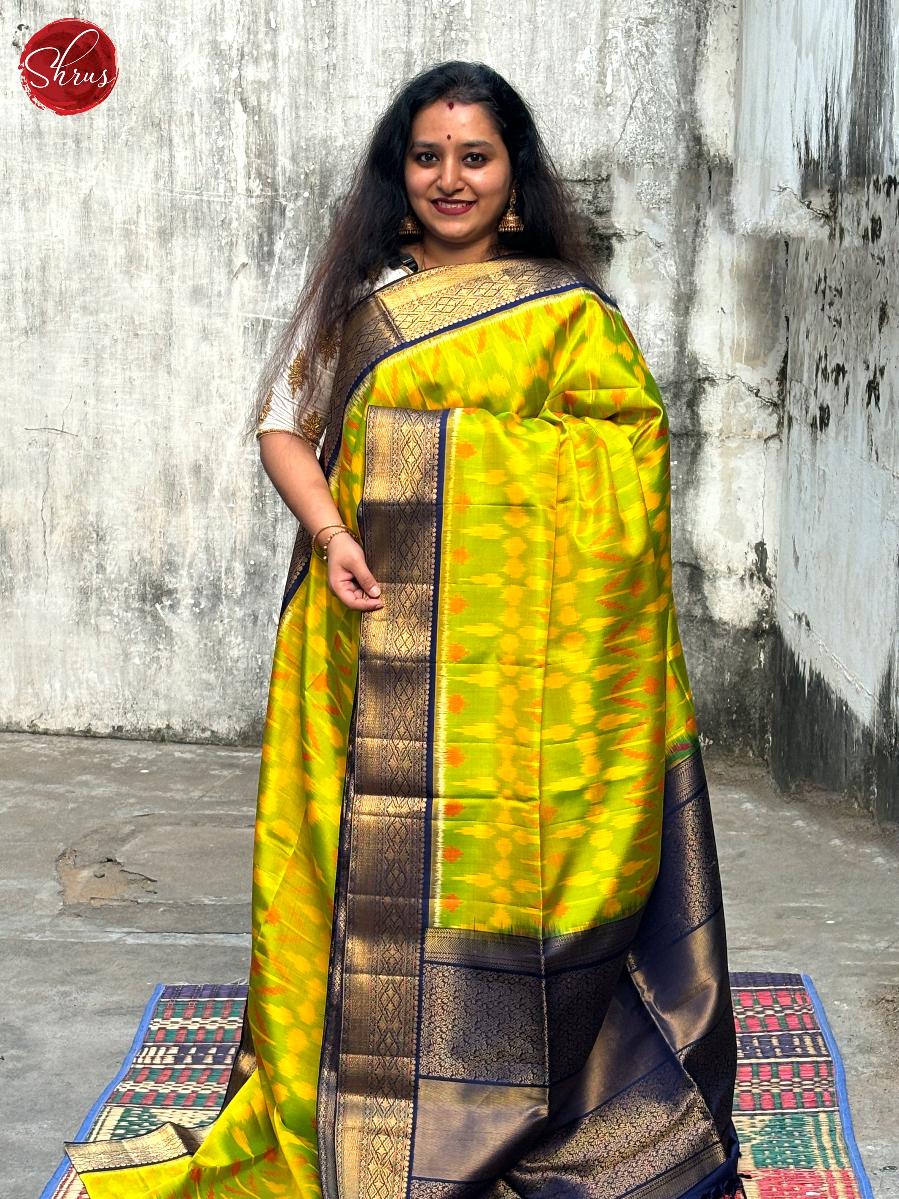 Green And Blue- Soft Silk Saree - Shop on ShrusEternity.com