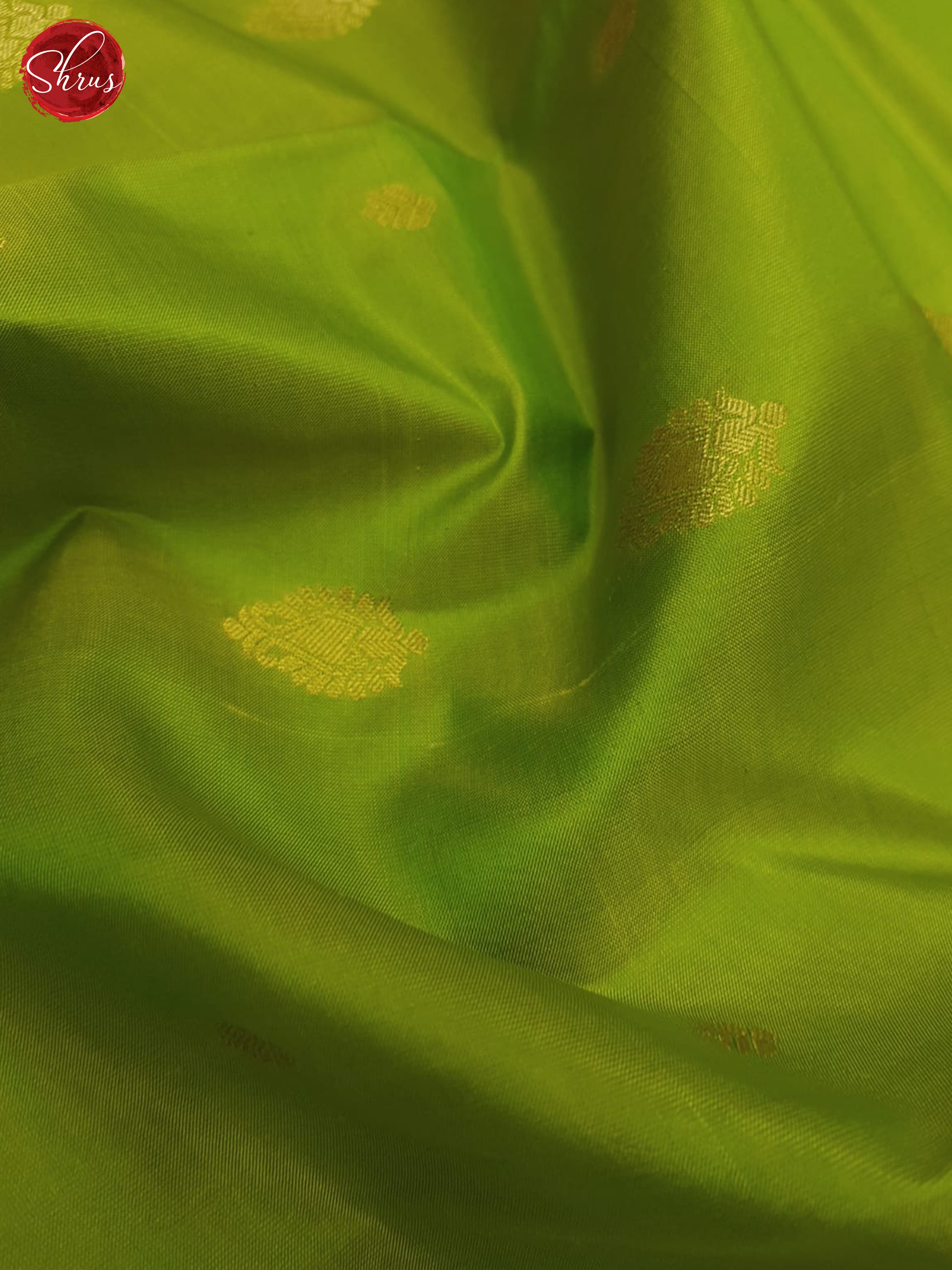 Light Green & Green  - Kanchipuram silk - Shop on ShrusEternity.com