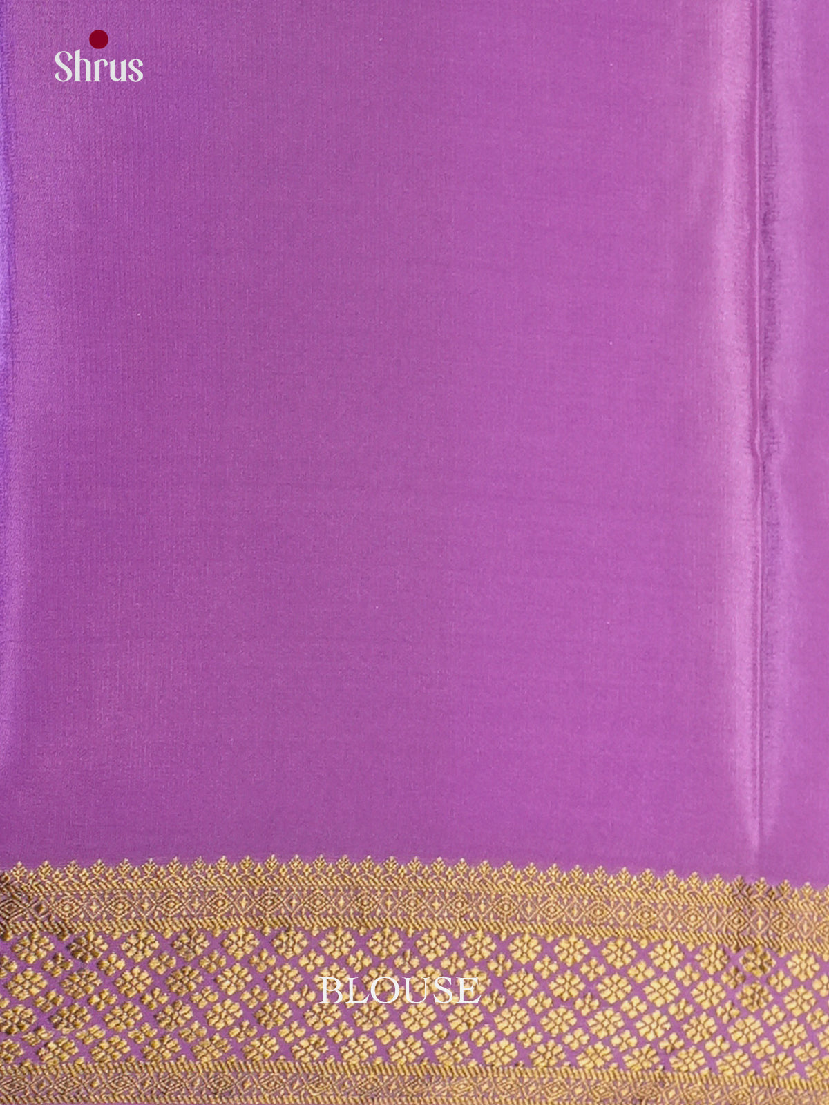 Buy Beautiful Lavender Pure Mysore Silk Sarees with Small Buttas, Small Zari Border & Chit Pallu