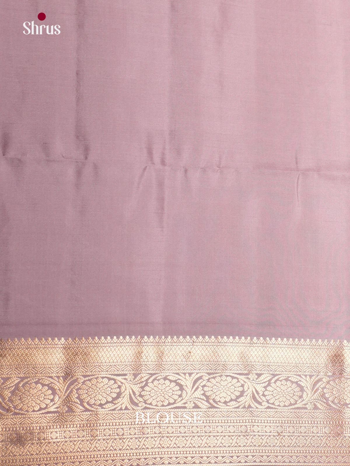 Buy Timeless Lavender Pure Silk Saree with Zari Floral Nestling & Brocade Pallu
