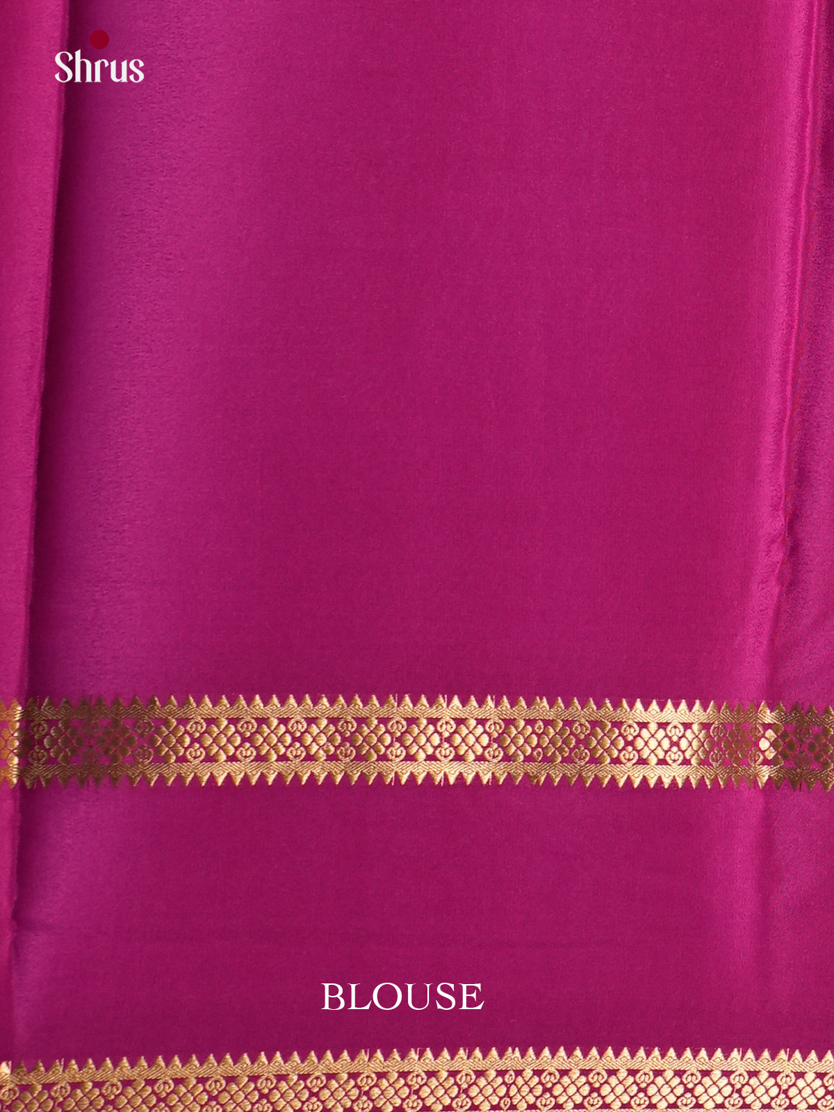Buy Chic Light Green Mysore Crepe Silk Saree with Plain Body, Magenta Rettaipet Border & Traditional Pallu