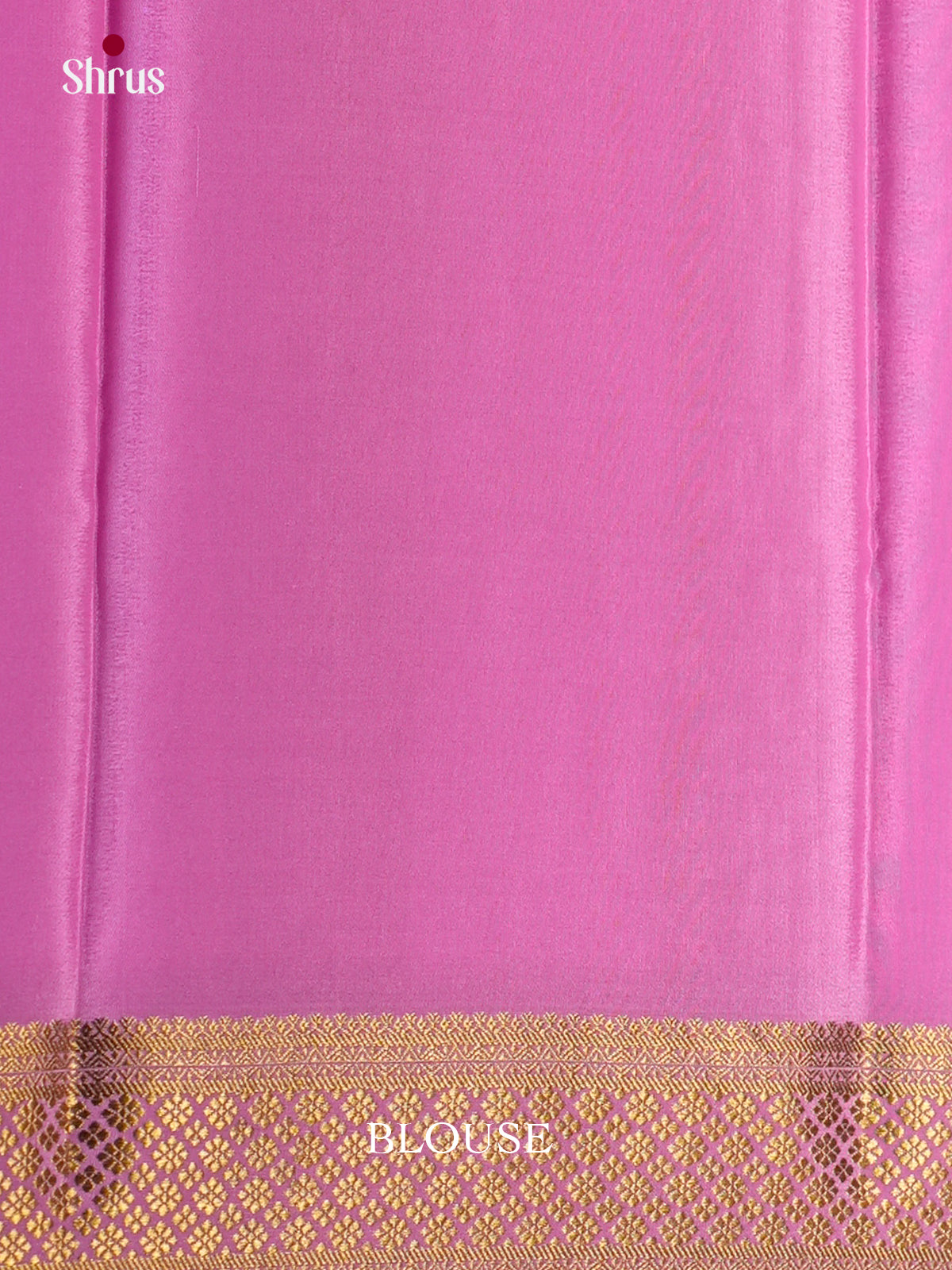 Buy Classy Lilac Pure Mysore Silk Sarees with Golden Buttas, Small Zari Border & Striped Pallu