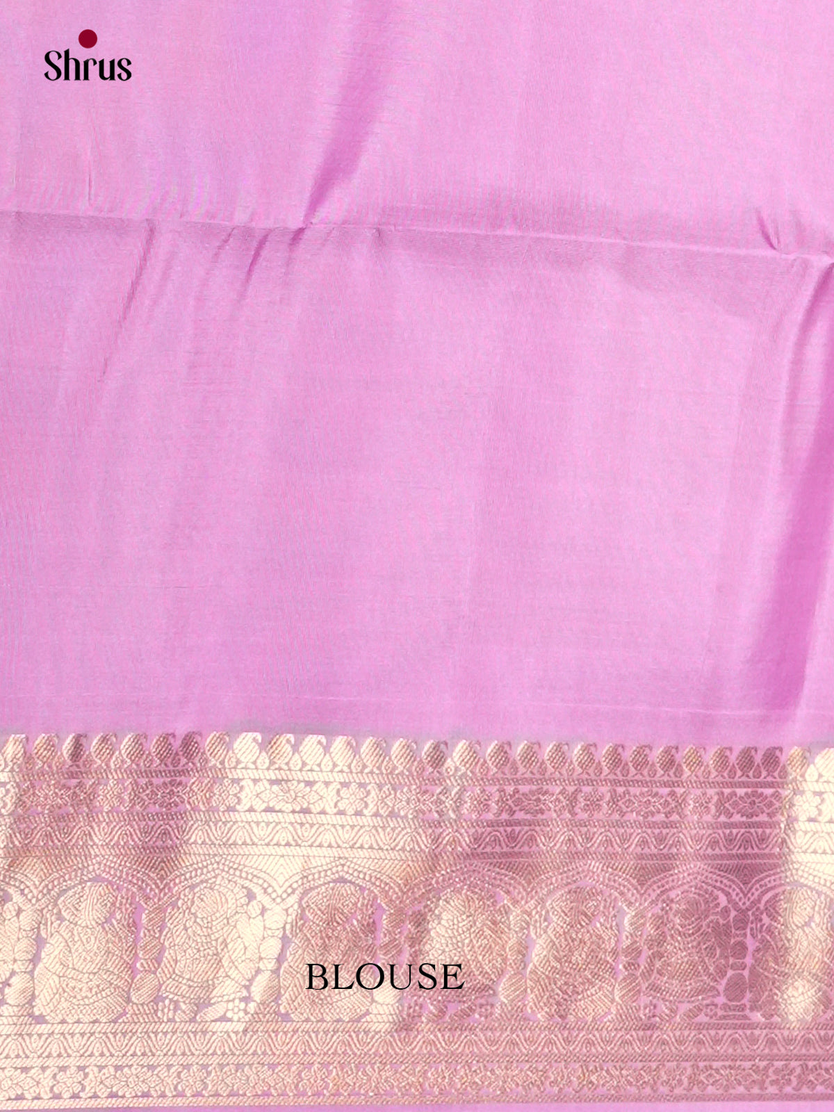 Buy Vivacious Lilac Pure Soft Silk Sarees with Vanashigaram Floral Nestling, Zari Border & Brocade Pallu