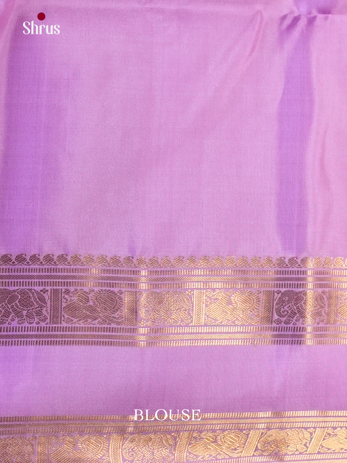 Buy Exquisite Lilac Silk Saree with Zari Peacock Buttas, Rettaipet Border & Brocade Pallu