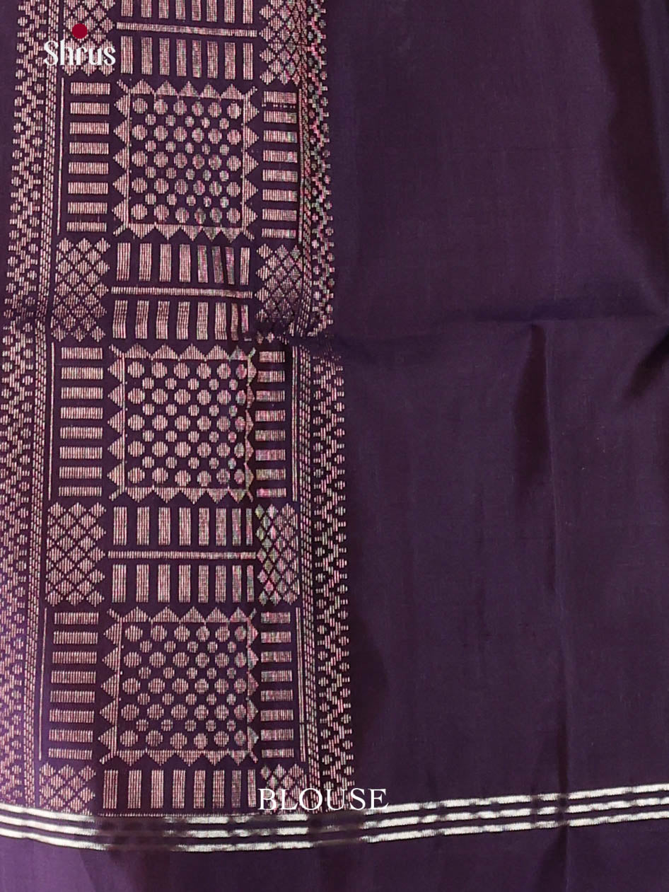Buy Luminous Lime Green Silk Saree With Zari Woven Patterns, Purple Rettapet Border & Pallu