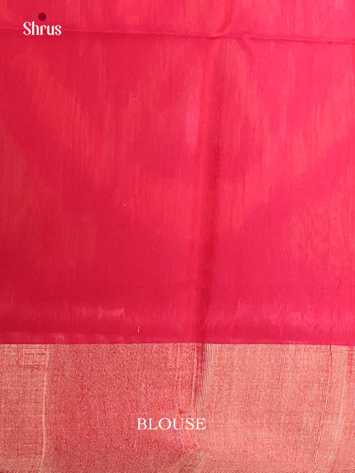 Buy Vivid Lime Yellow Pochampally Cotton Silk Saree With Diamond Ikat Motifs, Red Border & Pallu