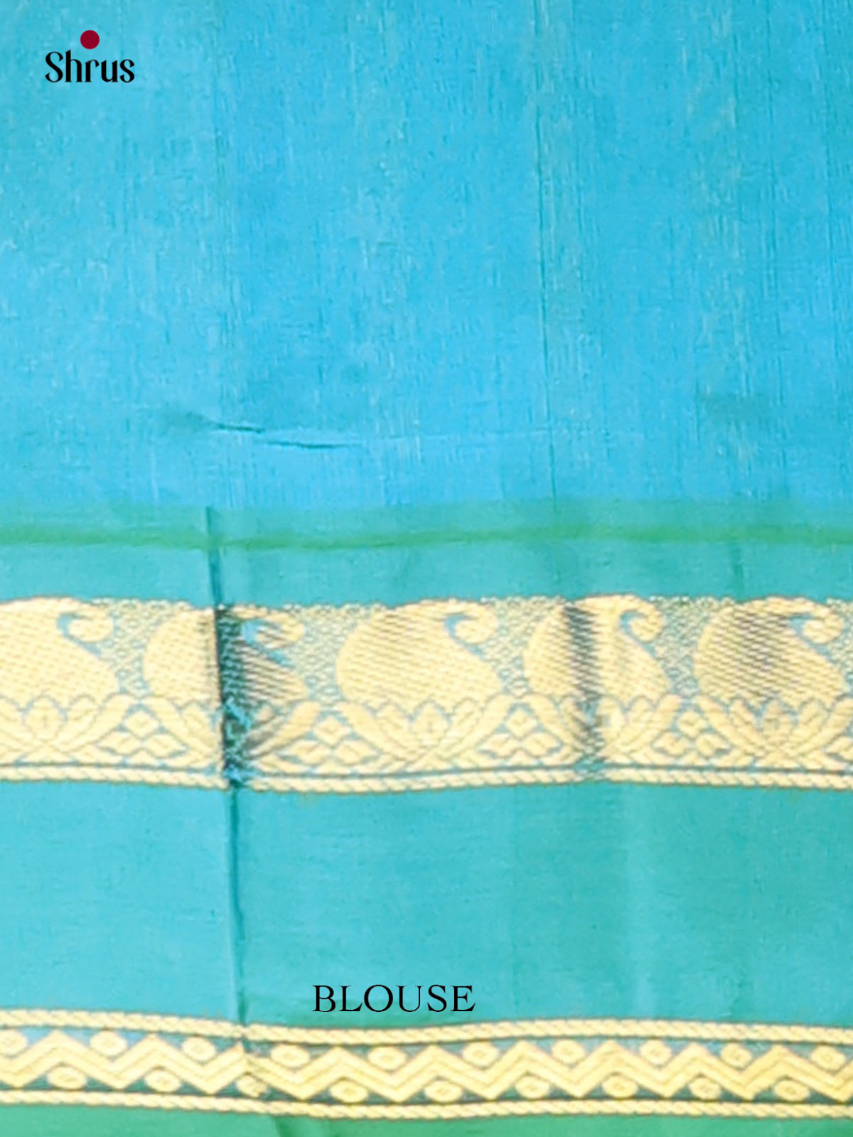 Lustrous Yellow Silk Cotton Saree with Plain Body & Teal Green Rettaipet Zari Border 2