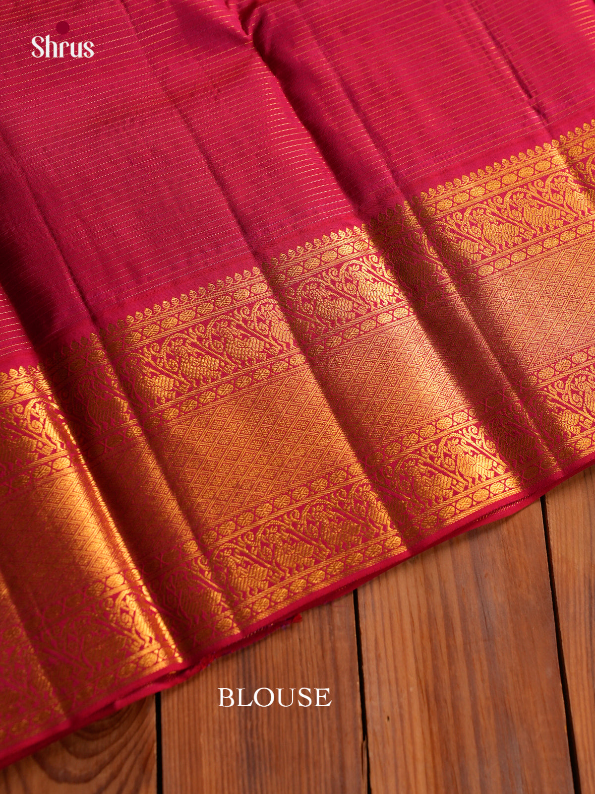 Luxurious Mustard Silk Saree With Zari Checks & Round Buttas | Dark Pink Broad Zari Border