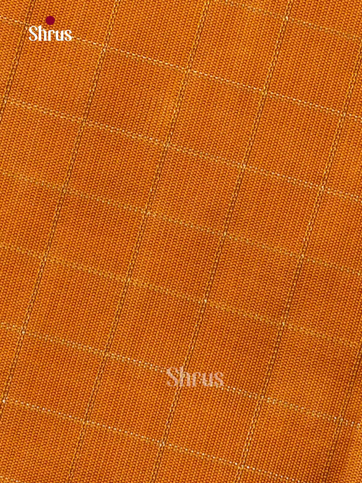 Luxurious Mustard Yellow Silk Saree With Gold Checks | Maroon Temple Zari Border