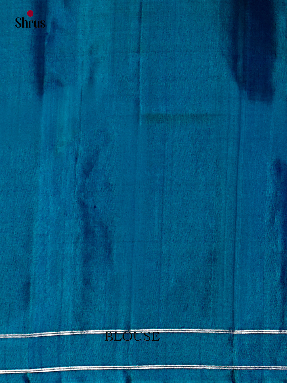Luxurious Peacock Blue Soft Silk Sarees With Silver Geometric Stripes, Buttas & Peacock Motifs Woven Pallu 2