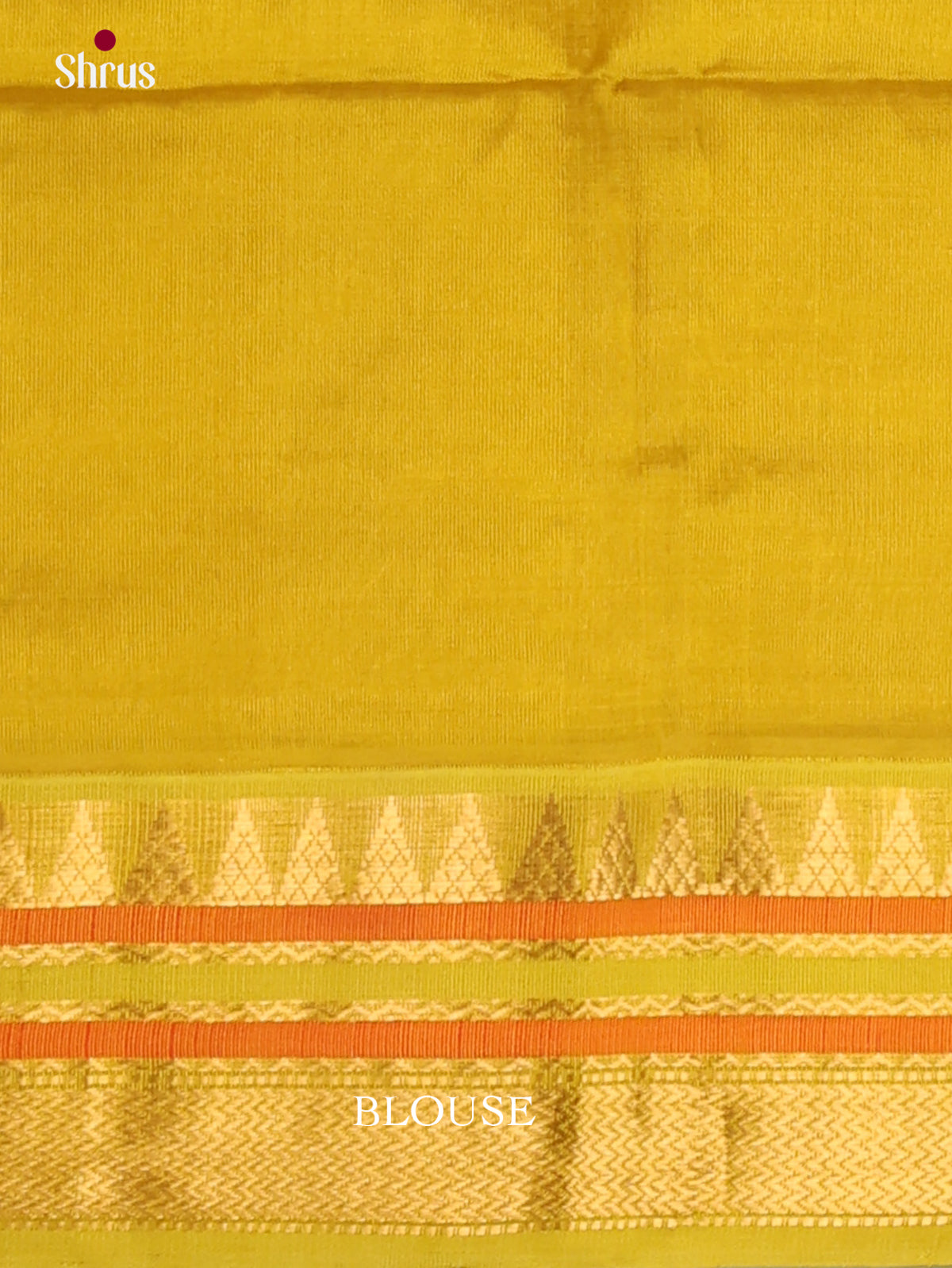 Luxurious Sand Beige Cotton Silk Saree With Gold Checks, Buttas & Yellow Zari Brocade Pallu 2