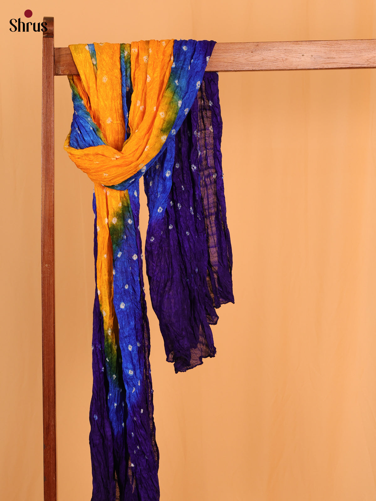 Blue & Yellow - Dupatta