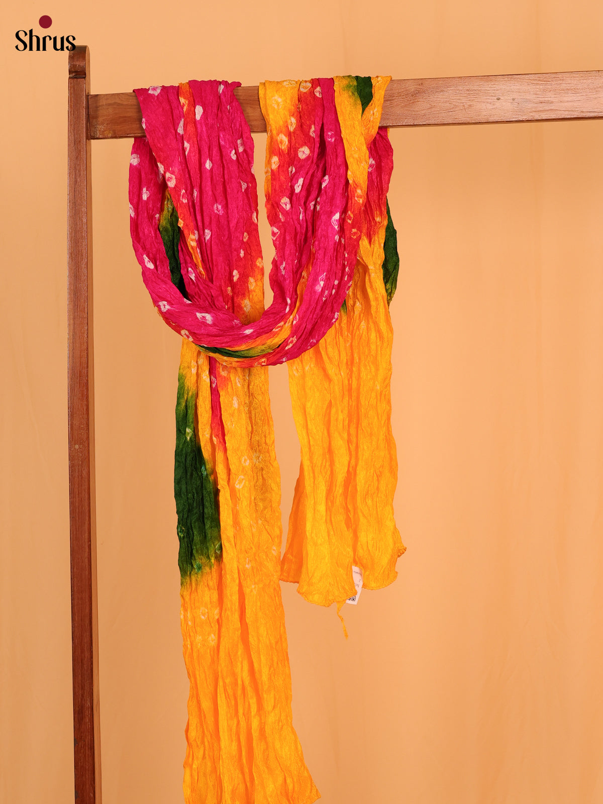 Yellow  & Green - Dupatta