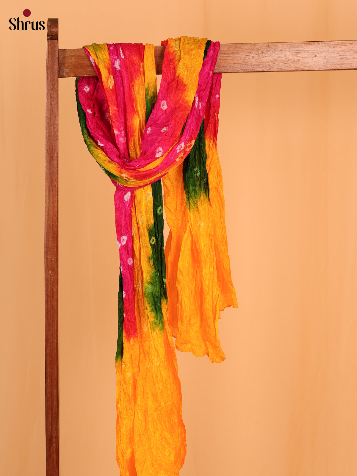 Pink & Yellow - Dupatta