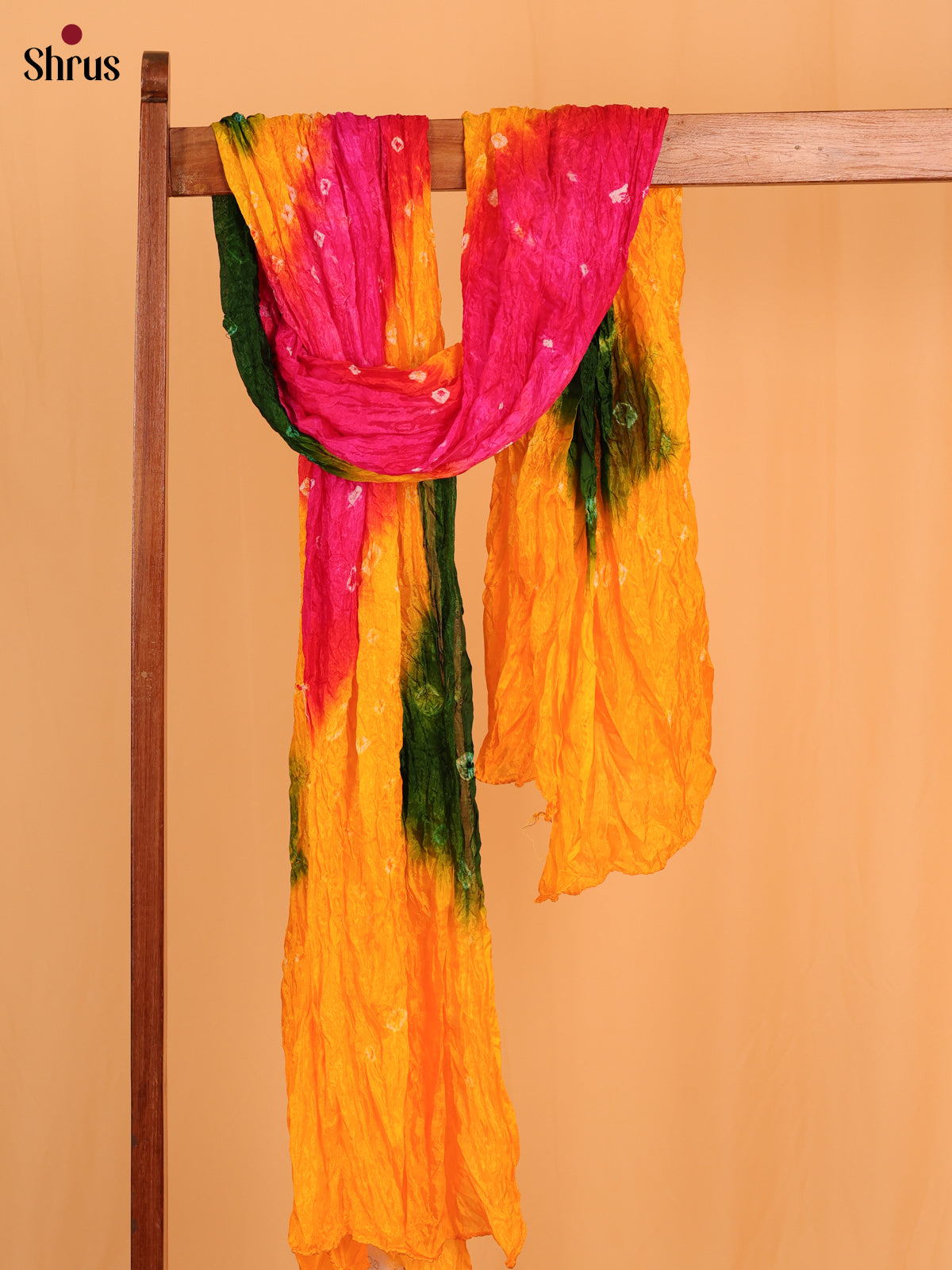 Pink & Yellow - Dupatta