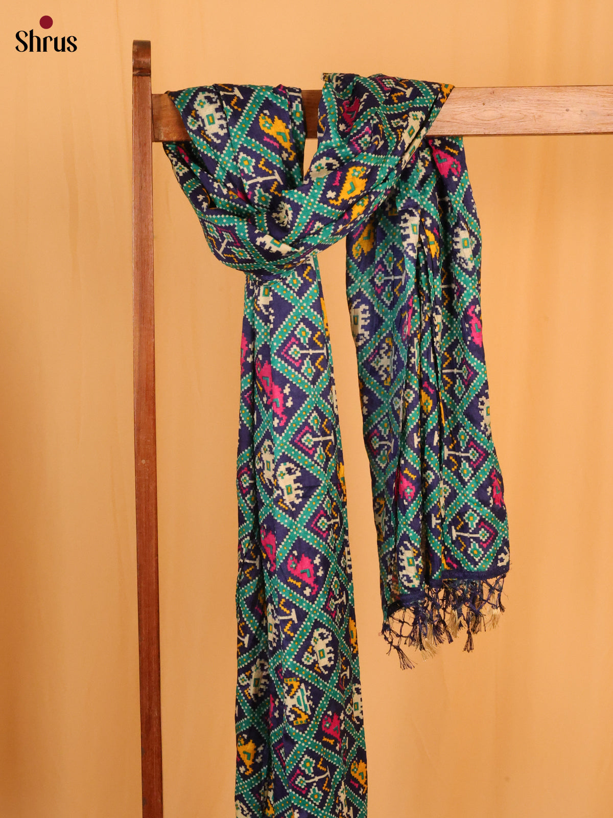 Violet  & Teal - Dupatta