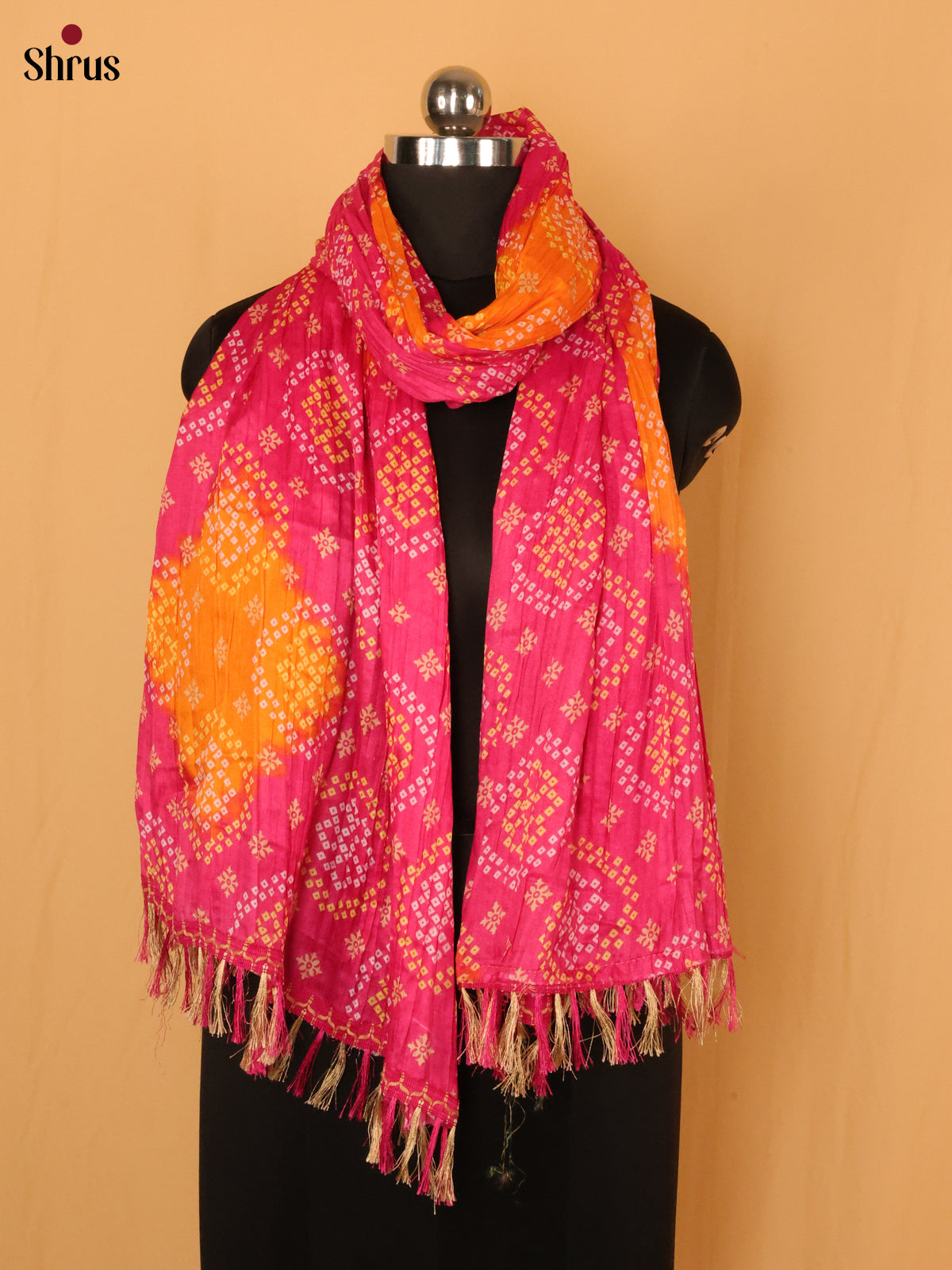 Pink- Dupatta