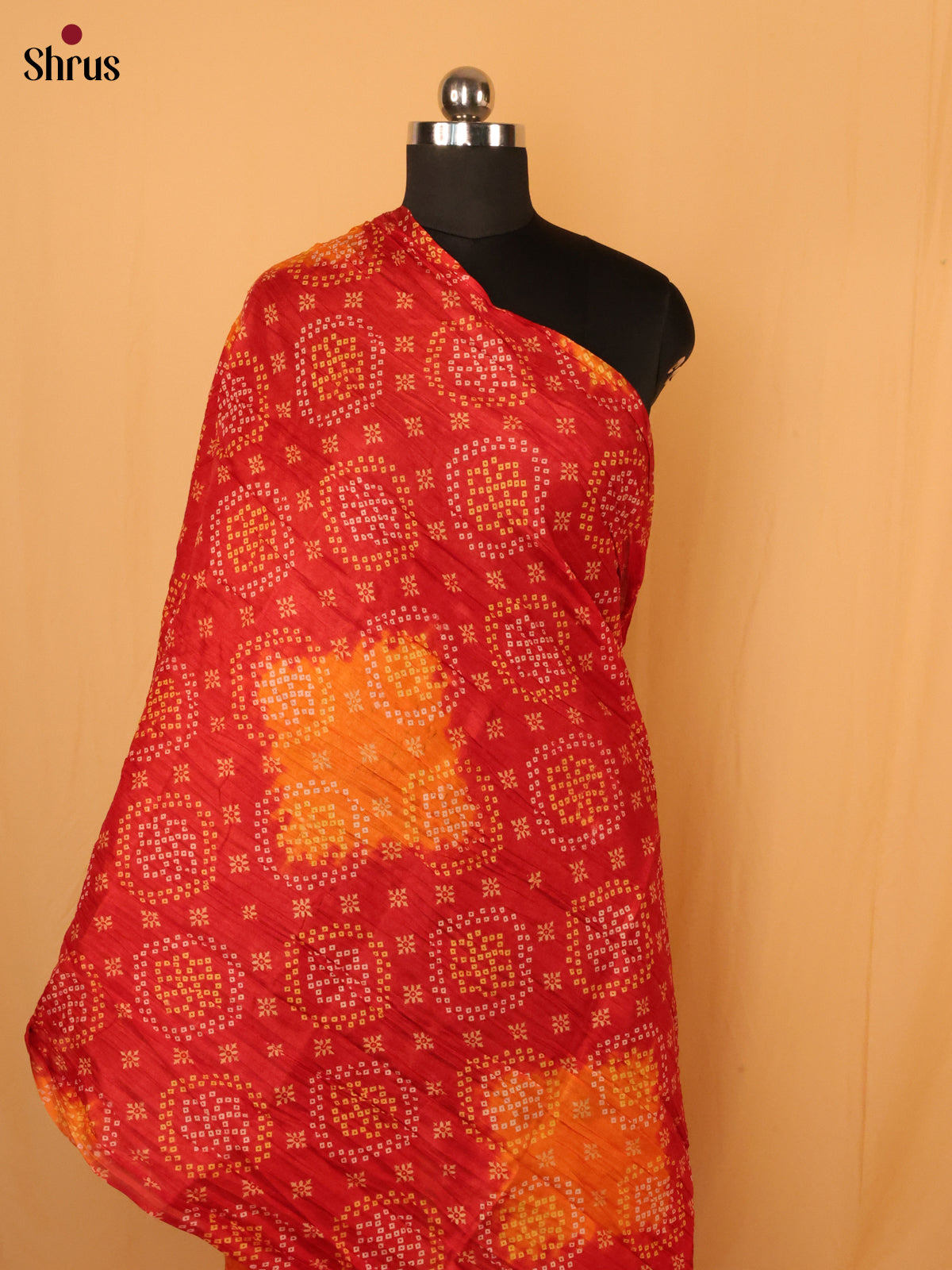 Red & Orange - Dupatta