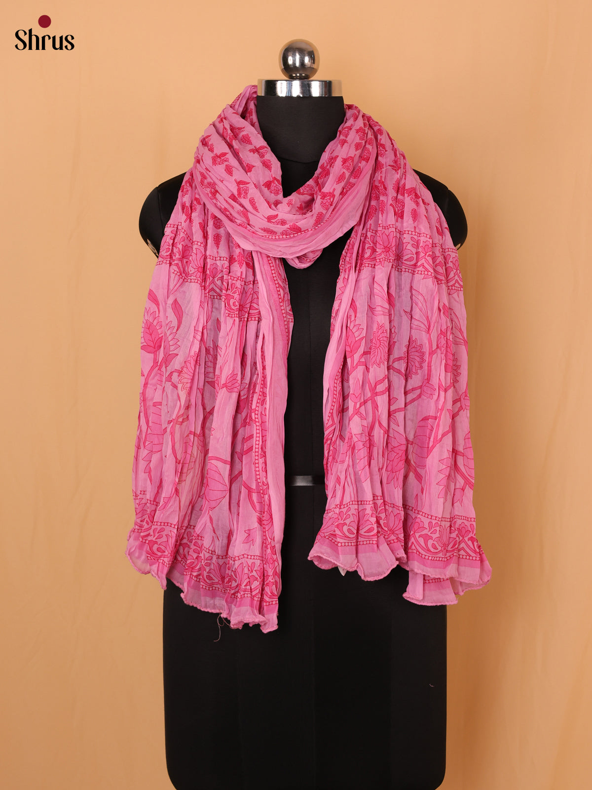 Pink- Dupatta