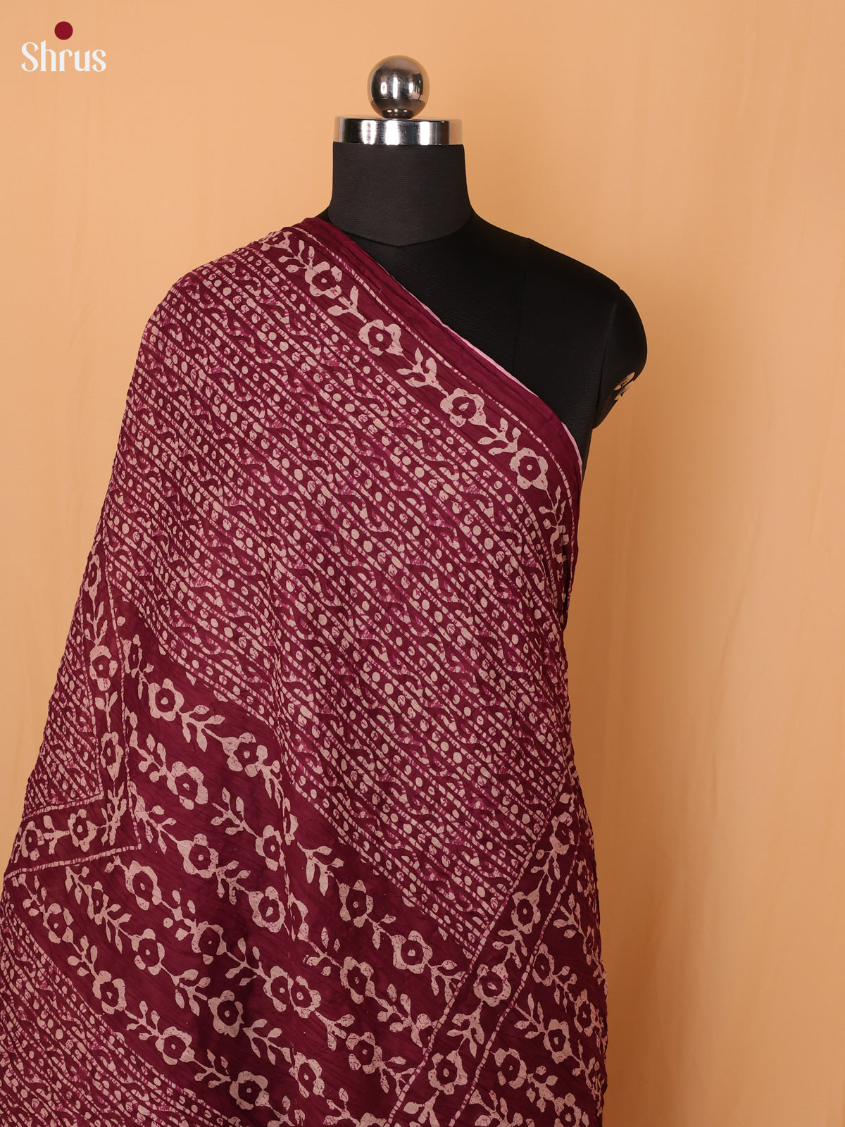 Maroon - Dupatta