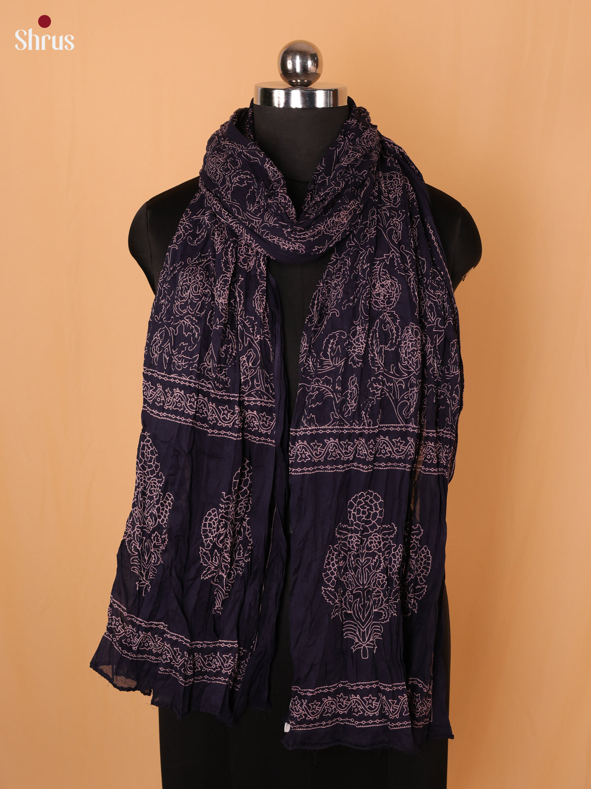 Dark Blue - Dupatta