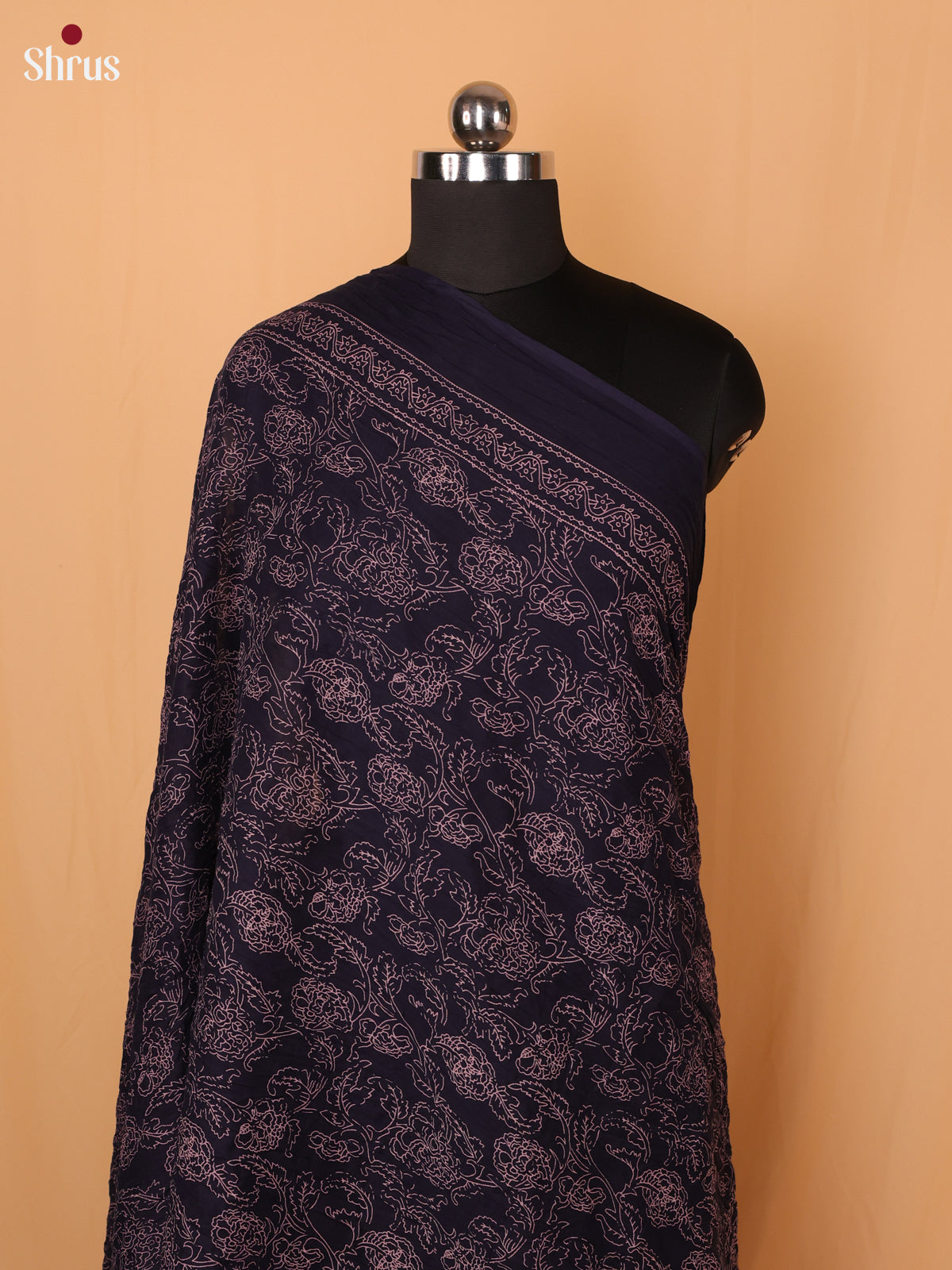 Dark Blue - Dupatta