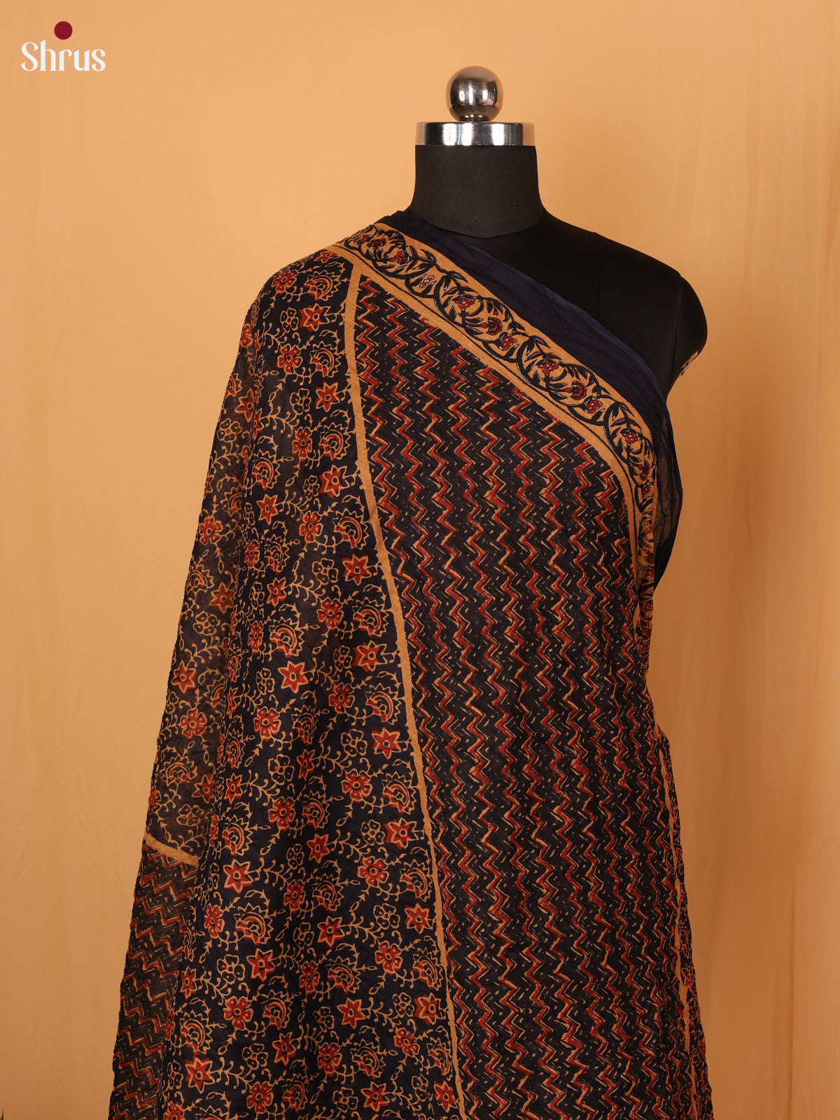 Navy Blue - Dupatta