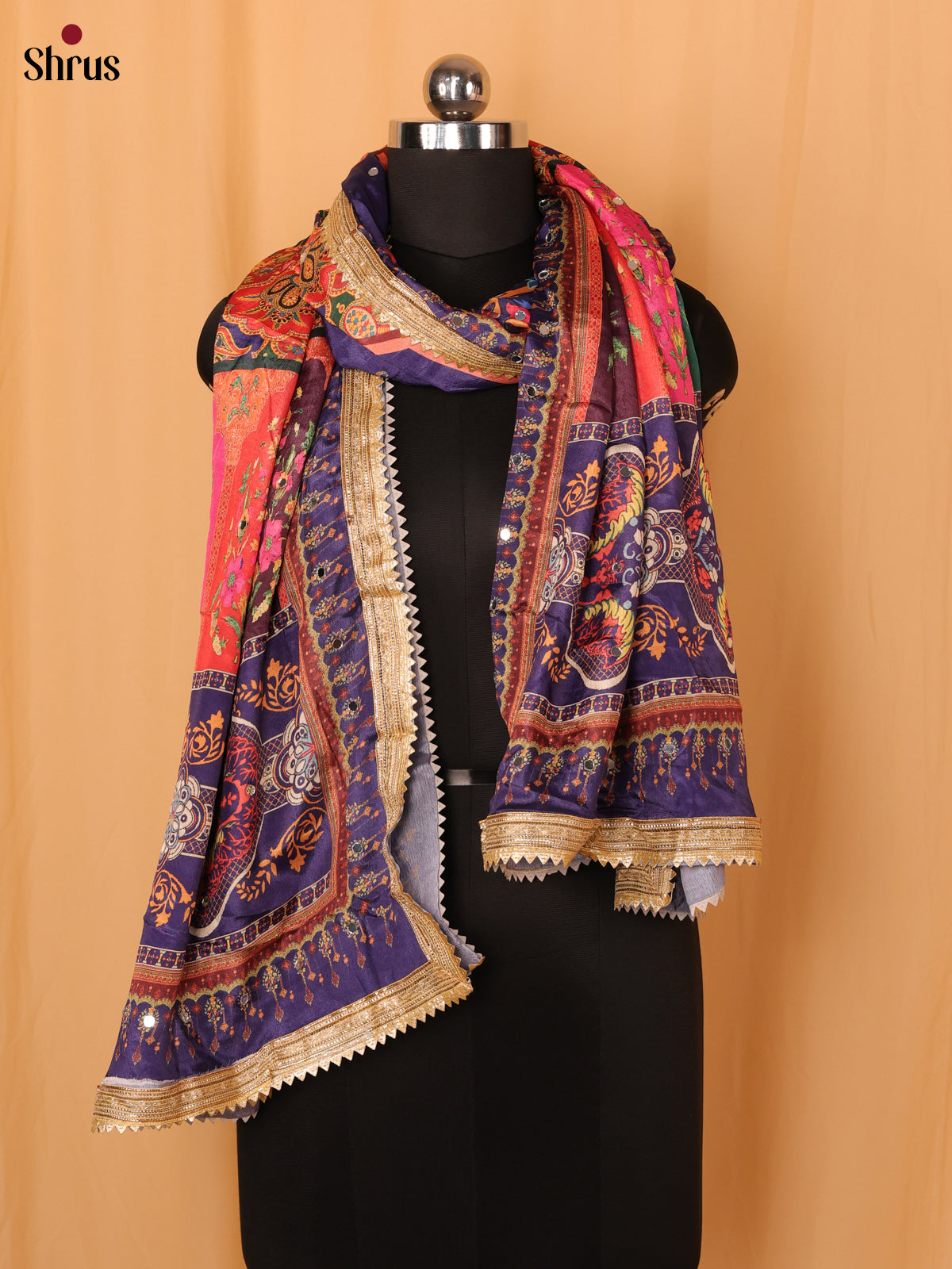 Violet & Pink - Dupatta