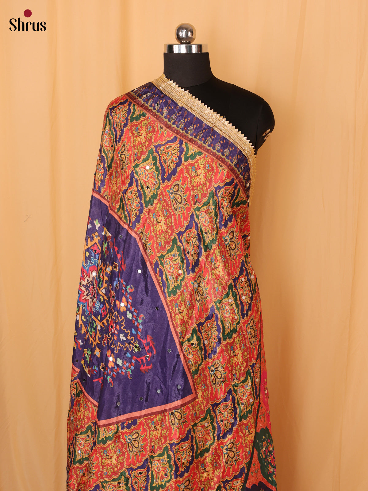 Violet & Pink - Dupatta