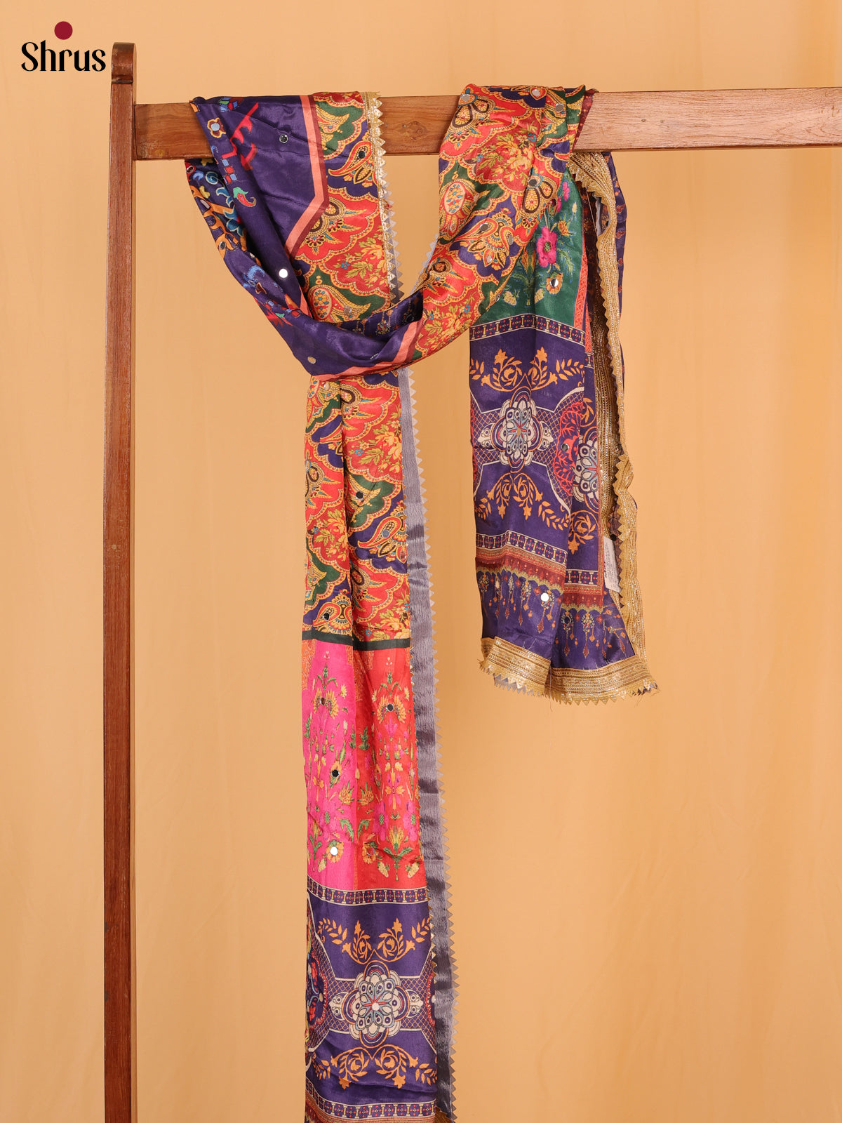 Violet & Pink - Dupatta