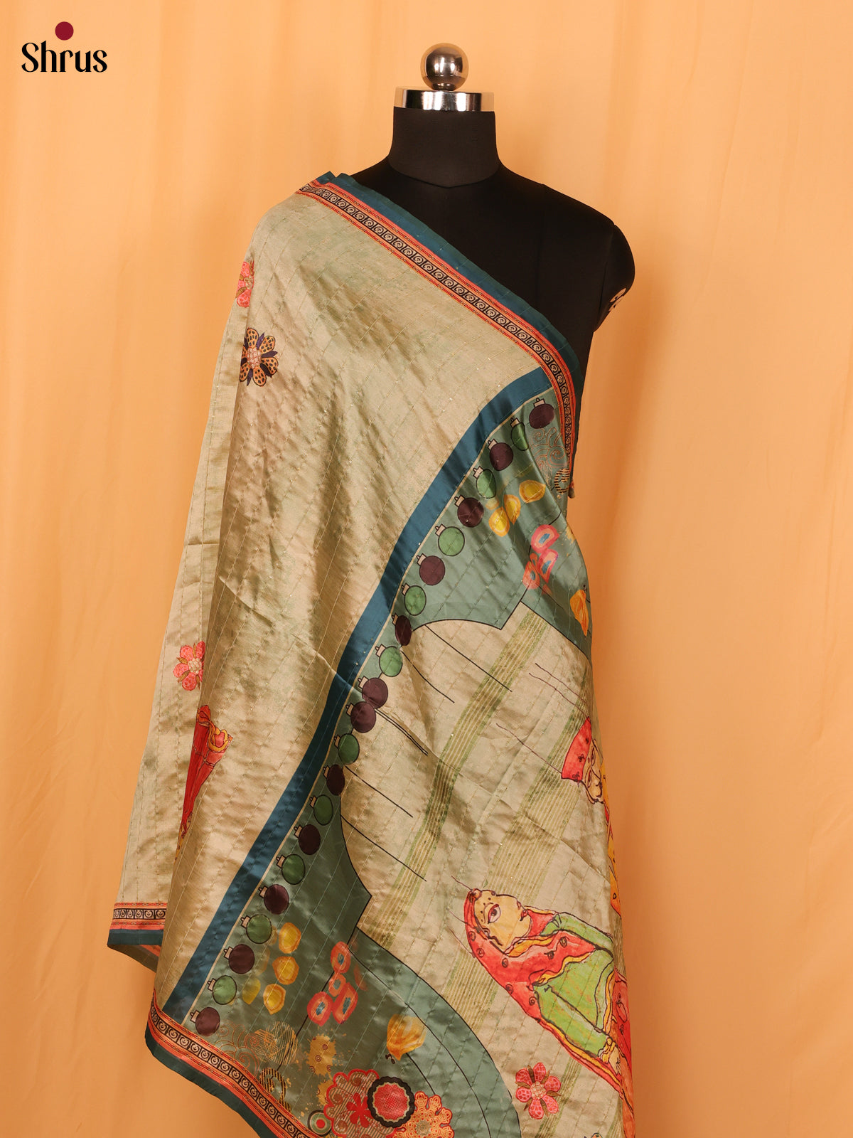 Dull Gold- Dupatta