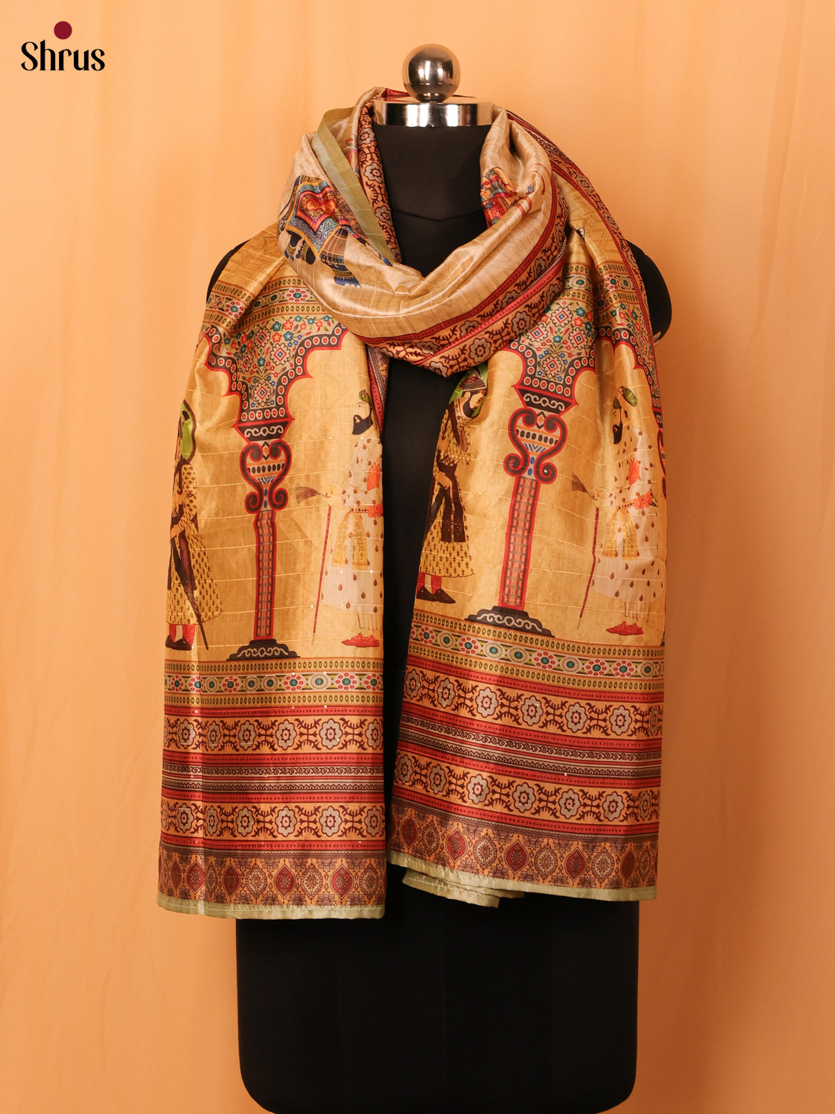 Gold- Dupatta