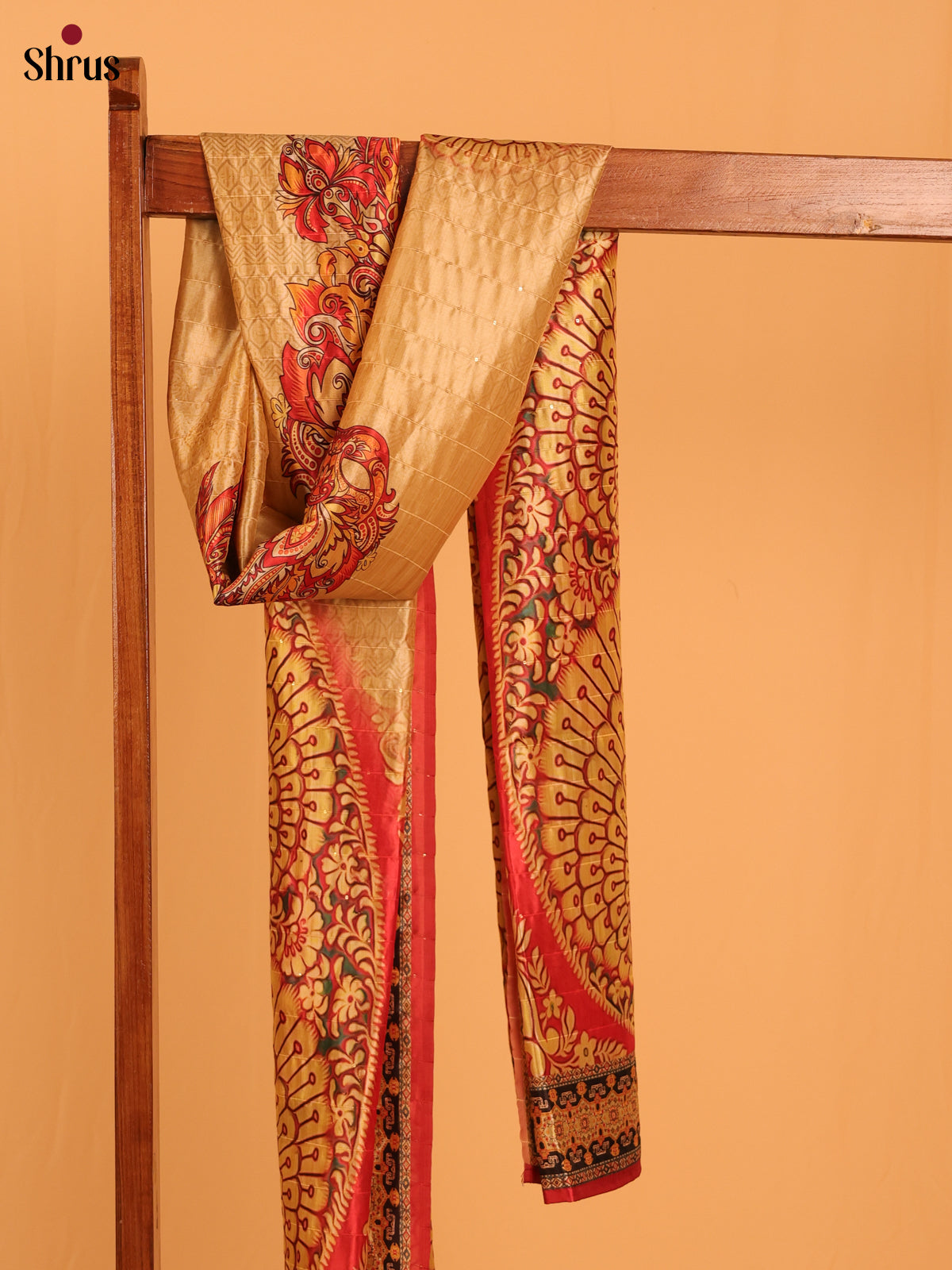 Gold & Red - Dupatta