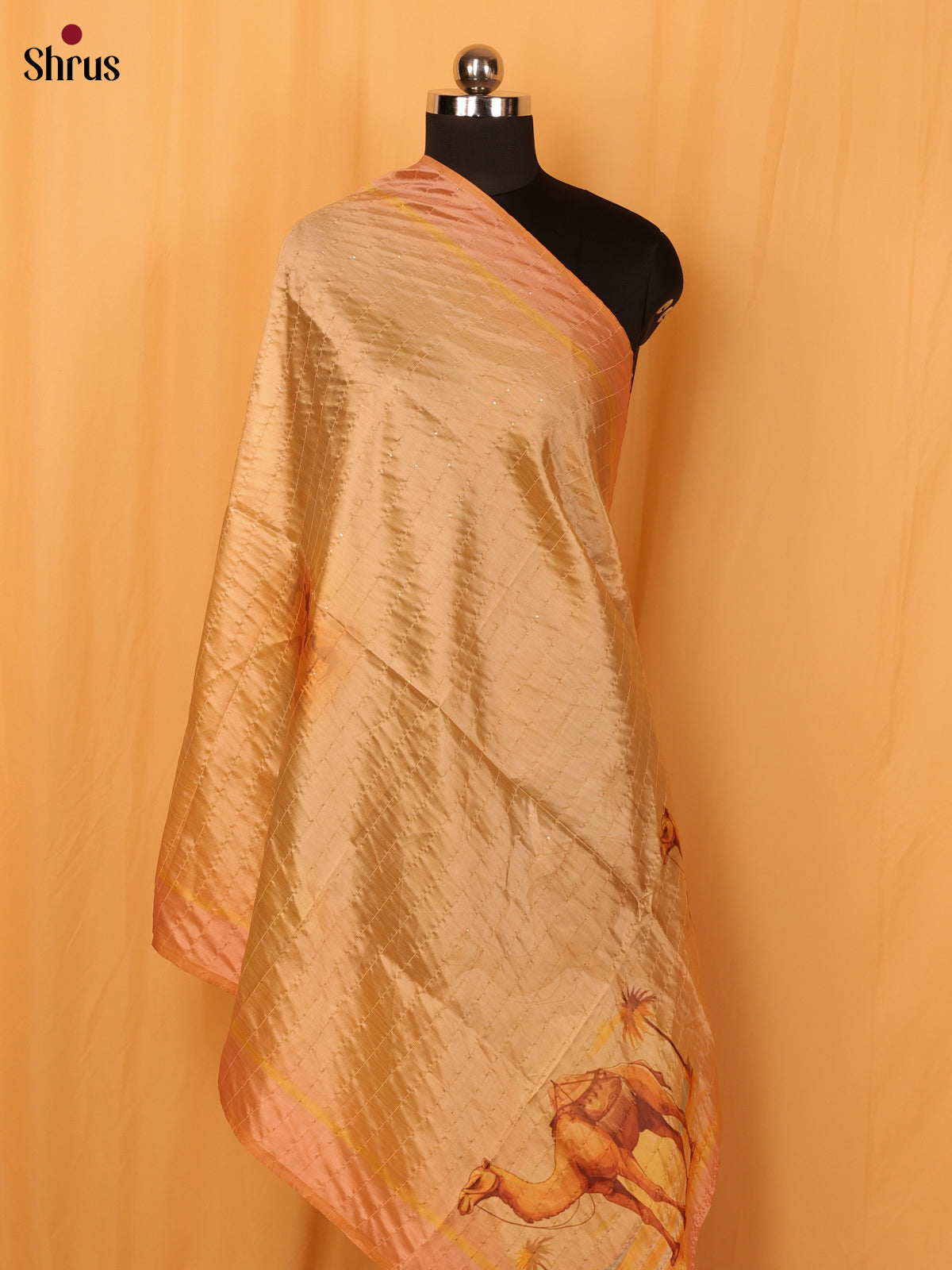 Peach - Dupatta