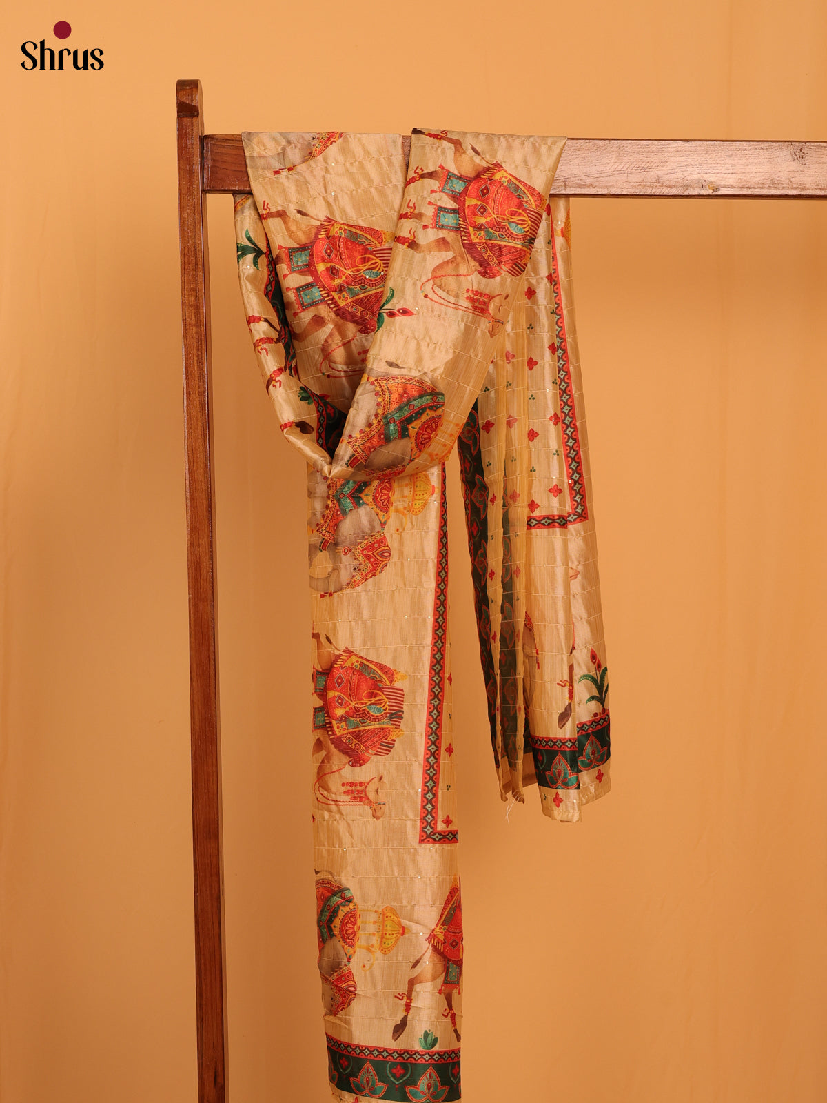 Peach - Dupatta